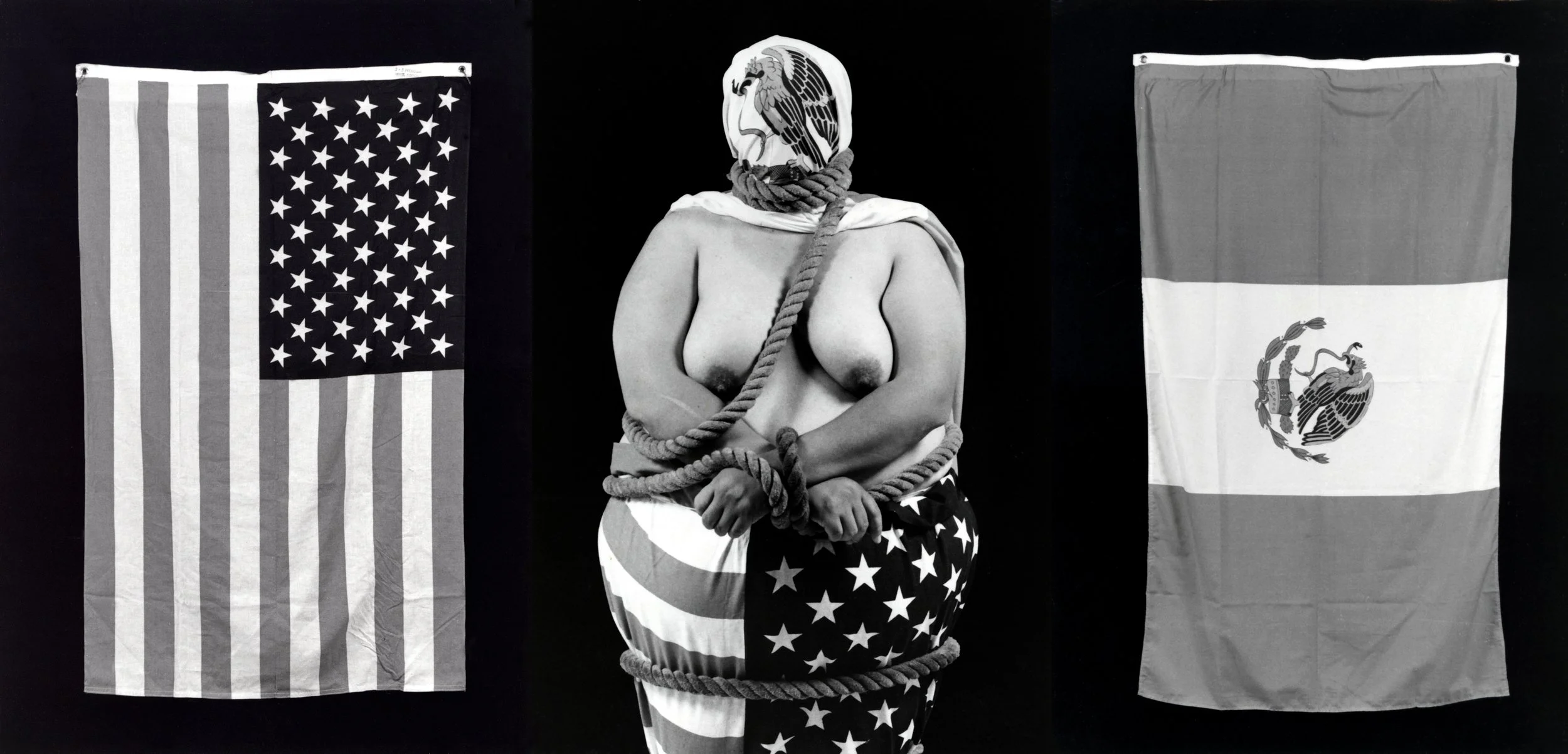 Three Eagles Flying, 1990, Three Gelatin silver prints, 24 x 20 in. each 