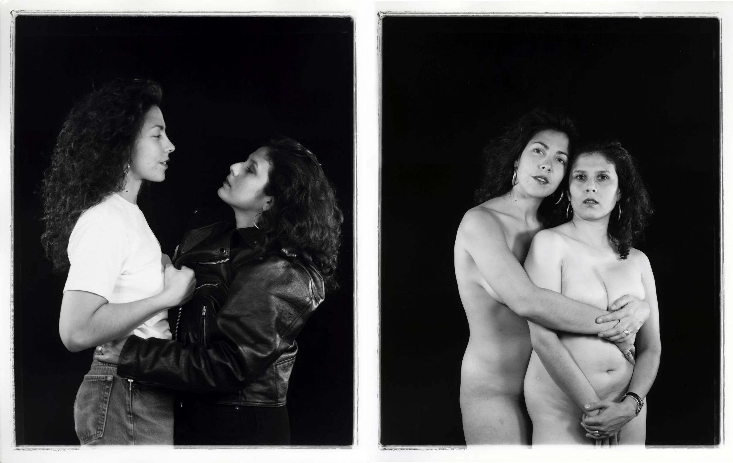 Clothed/Unclothed #17, 1992, Two Gelatin silver prints, 20 x 16 in. each
