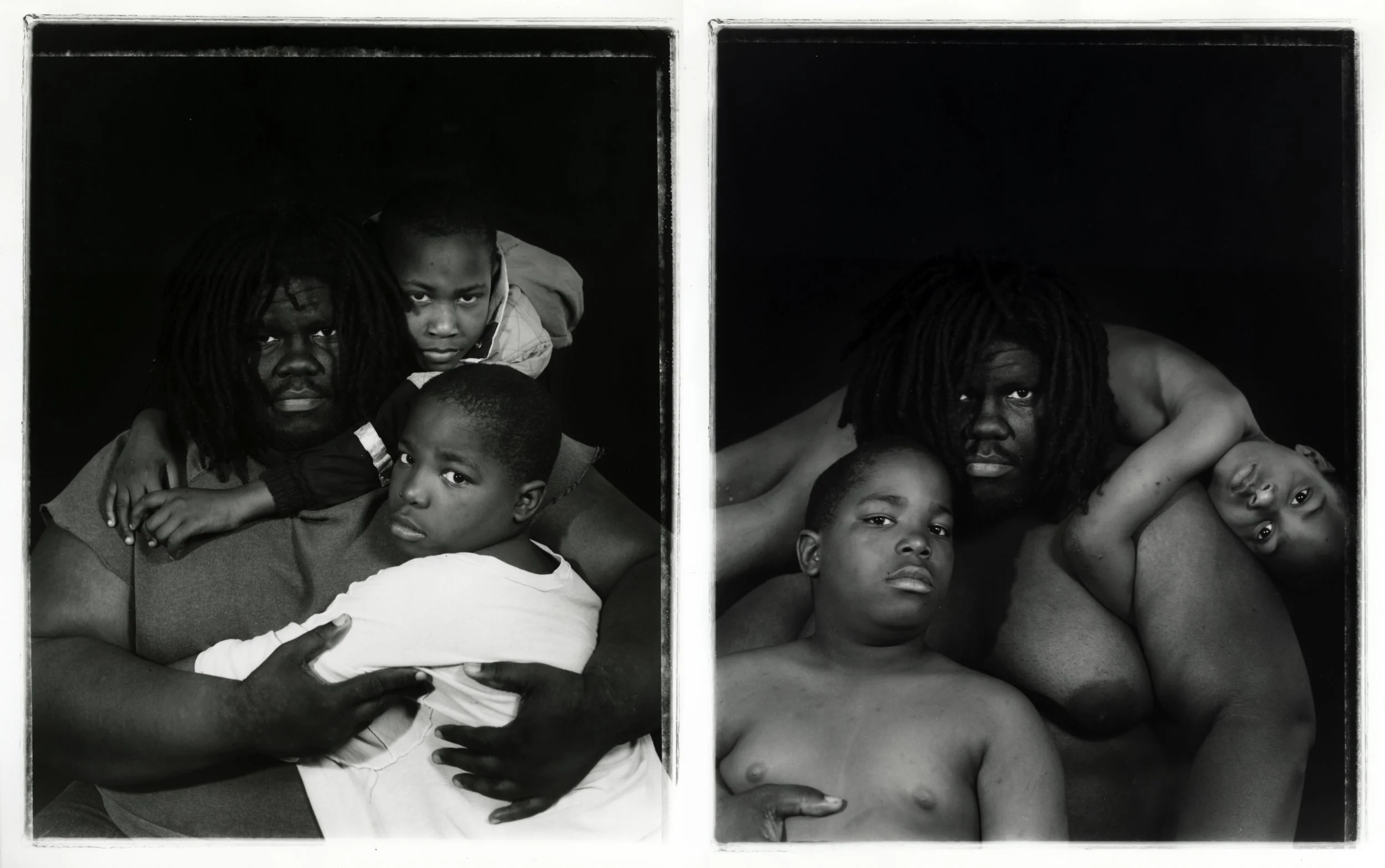 Clothed/Unclothed #34, 1994, Two Gelatin silver prints, 20 x 16 in. each