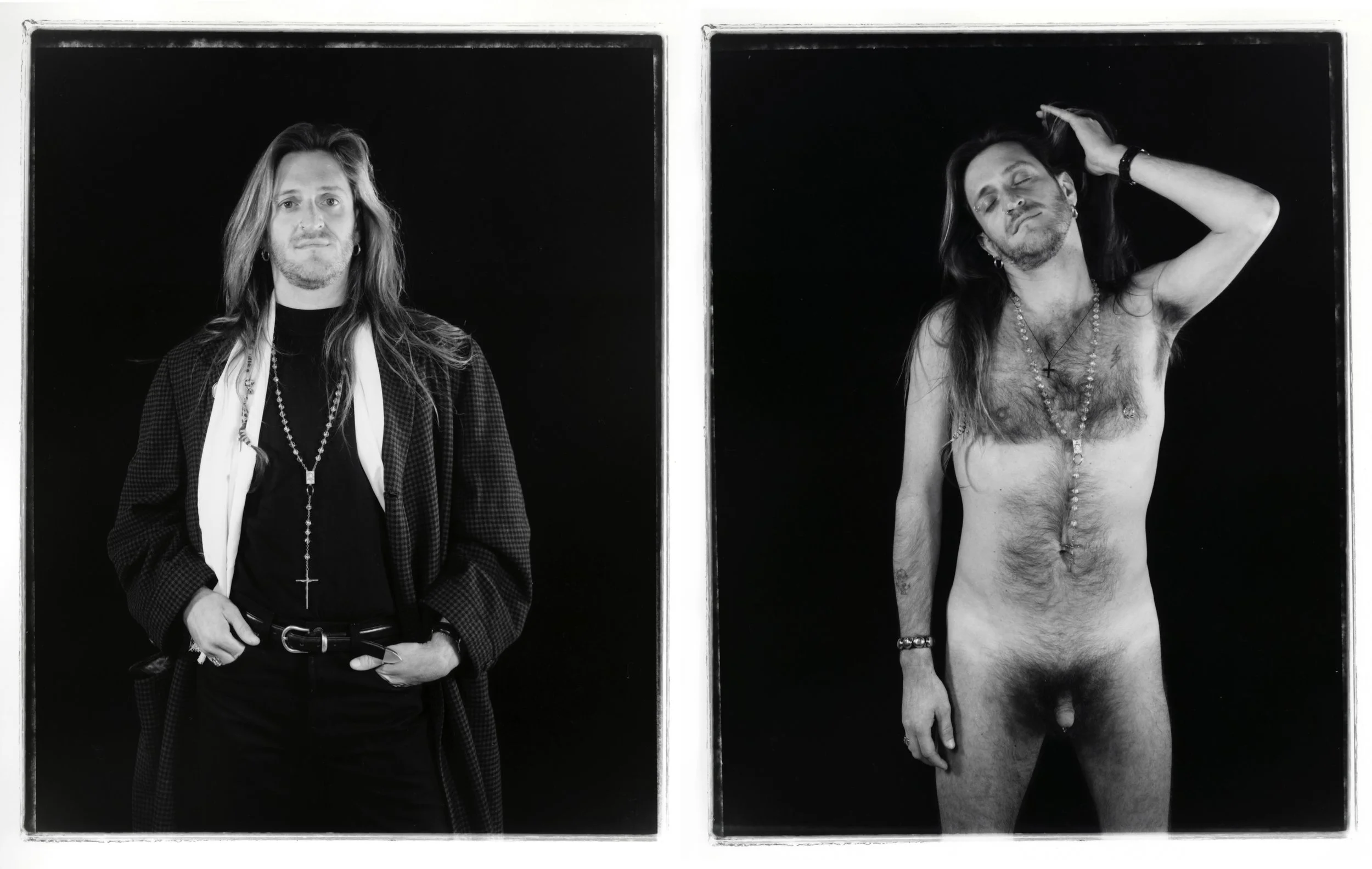 Clothed/Unclothed #23, 1993, Two Gelatin silver prints, 20 x 16 in. each