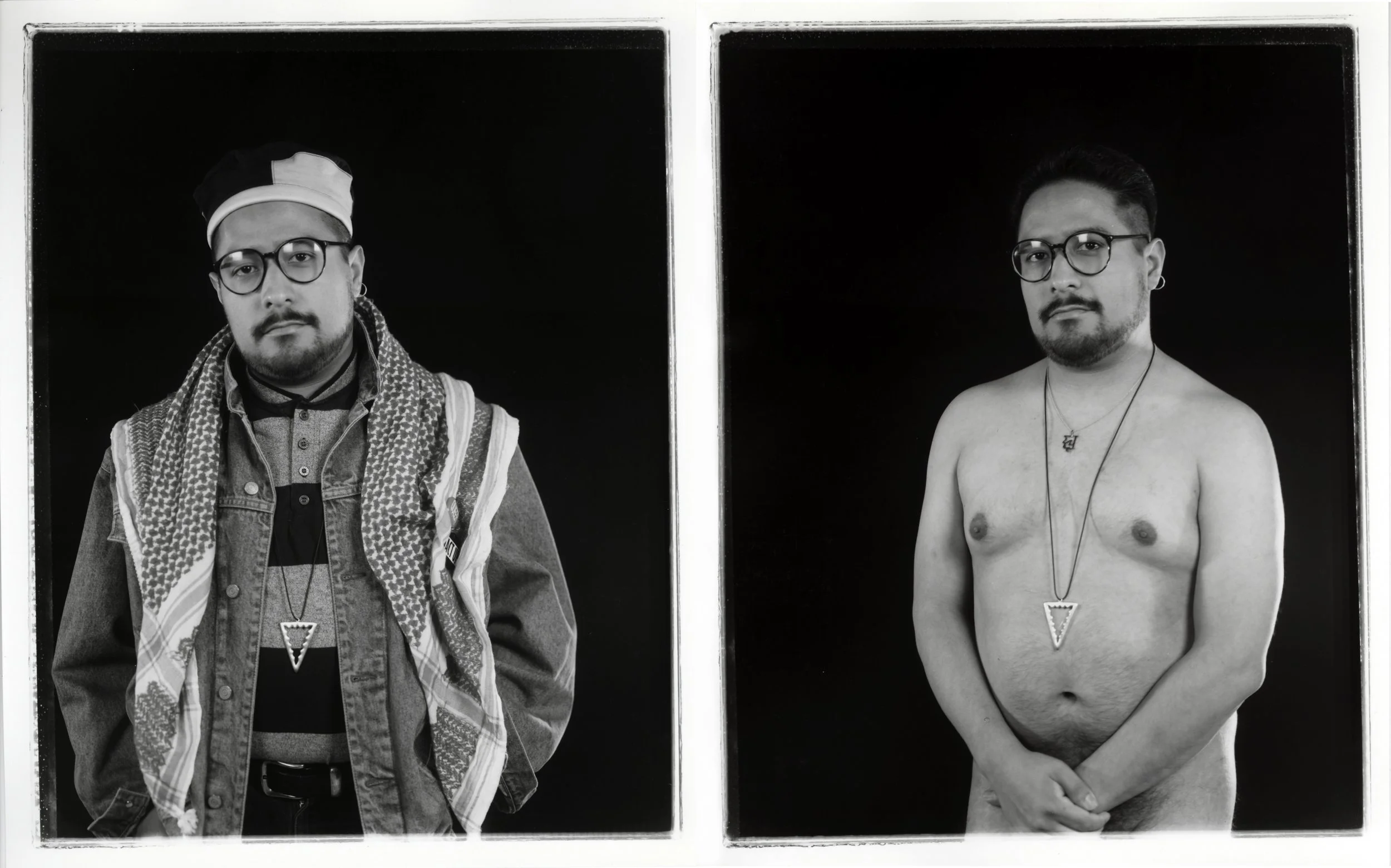 Clothed/Unclothed #25, 1993, Two Gelatin silver prints, 20 x 16 in. each