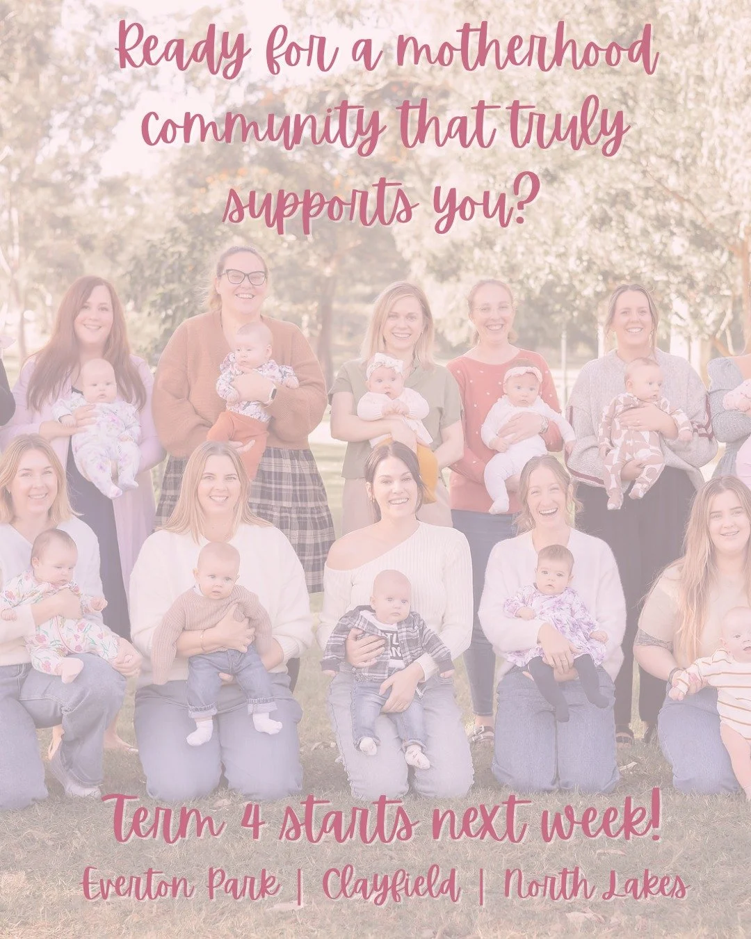 🌸 One week to go! 🌸
Term 4 at Intuitive Mummas starts next week, and we can&rsquo;t wait to welcome our new and returning mummas. 💛

✨ A safe space to connect
✨ Guest speakers you can trust
✨ Support through the ups &amp; downs of motherhood

📍 N
