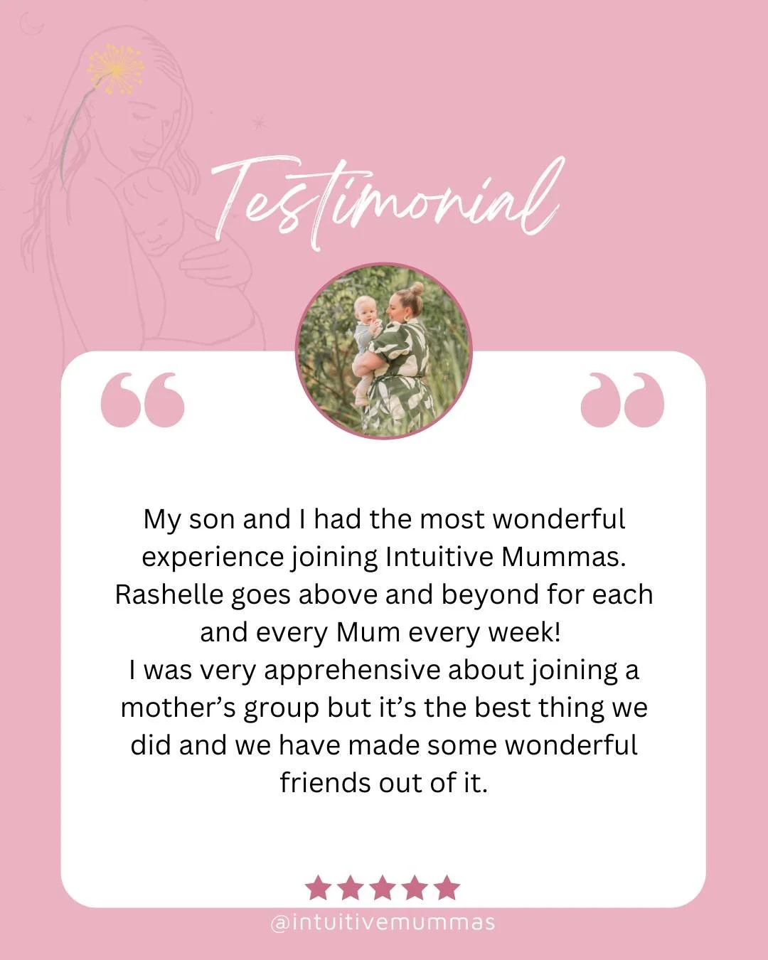 &ldquo;I was apprehensive about joining a mother&rsquo;s group&hellip; but it&rsquo;s the best thing we did.&rdquo; 💛

It&rsquo;s completely normal to feel unsure &mdash; but often, the most beautiful connections begin just outside our comfort zone.