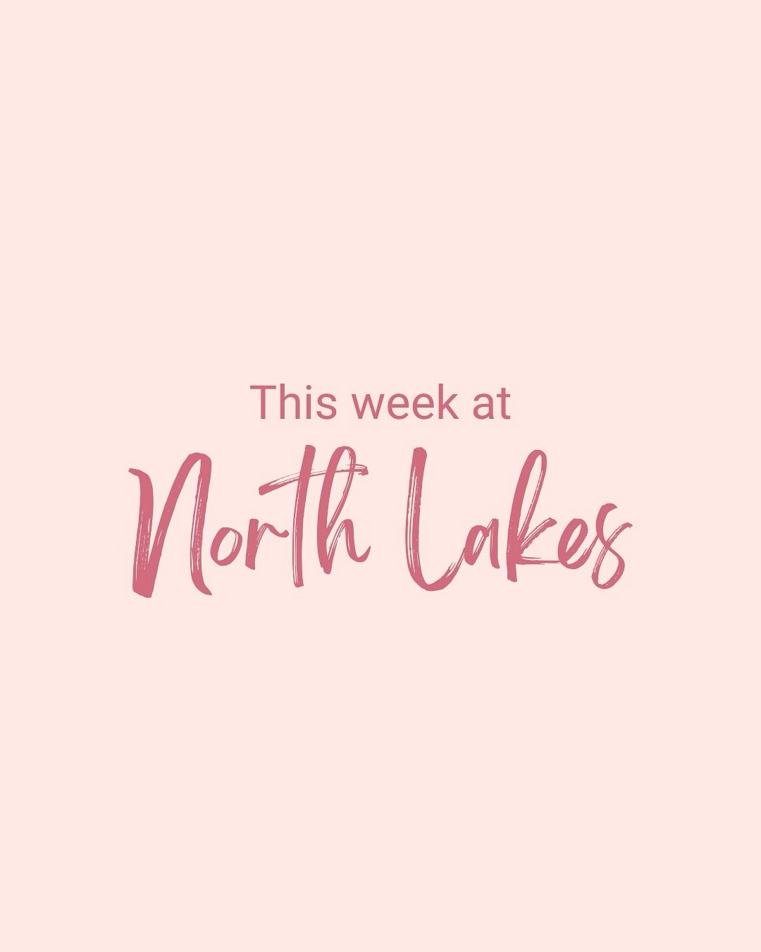 ✨ What an incredible week at North Lakes! ✨

This week was all about learning, connection and community &mdash; our hearts are full. 💕

We started with the amazing Bekki from Sacred Pearl, who shared the calming magic of yoga and reminded us how to 