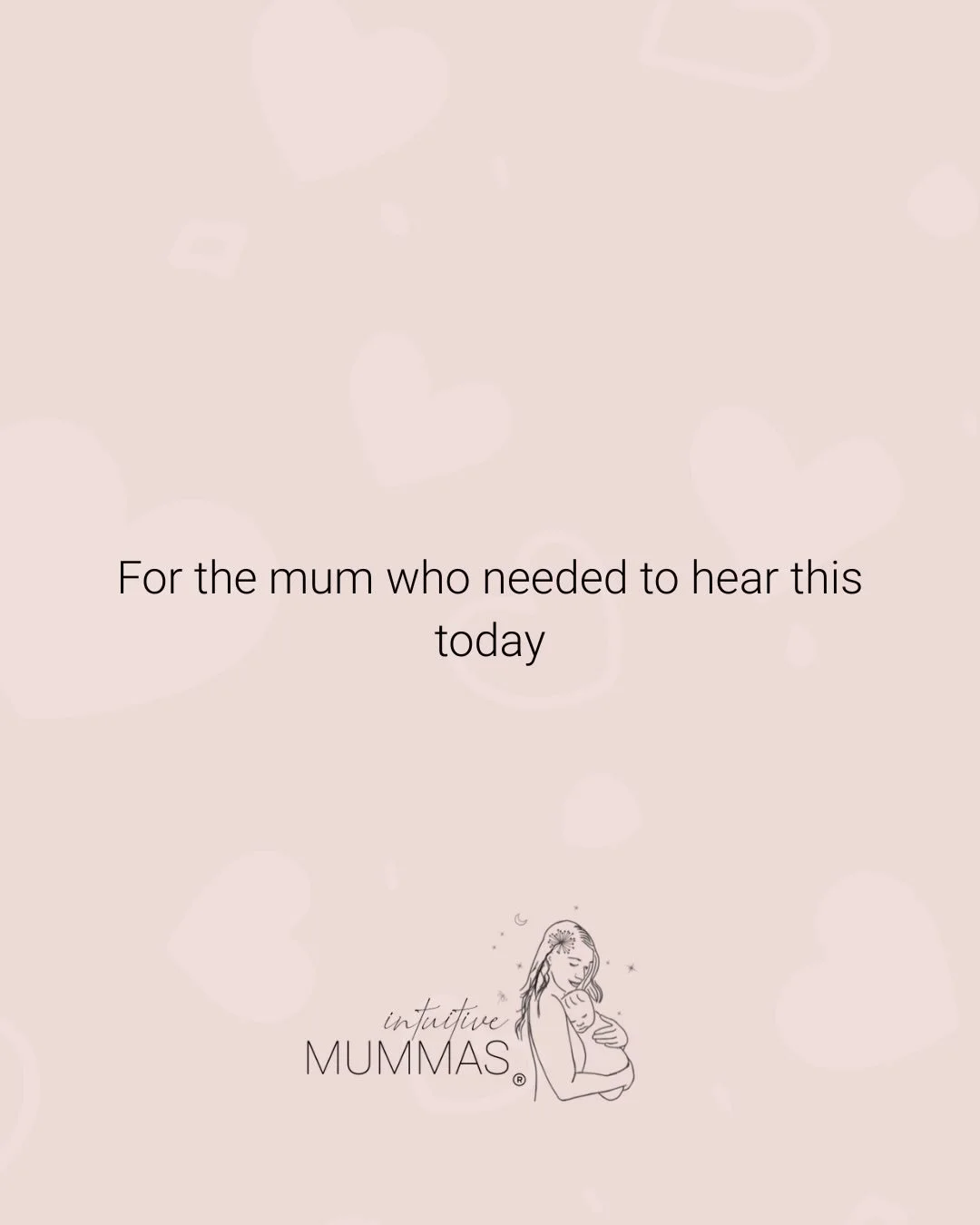 For the mums who needed this today 🫶🏻

If your house is messy, you&rsquo;re exhausted, or motherhood feels heavier than you expected it is normal feeling.

You don&rsquo;t have to love every moment to be a good mum. You don&rsquo;t have to do it al
