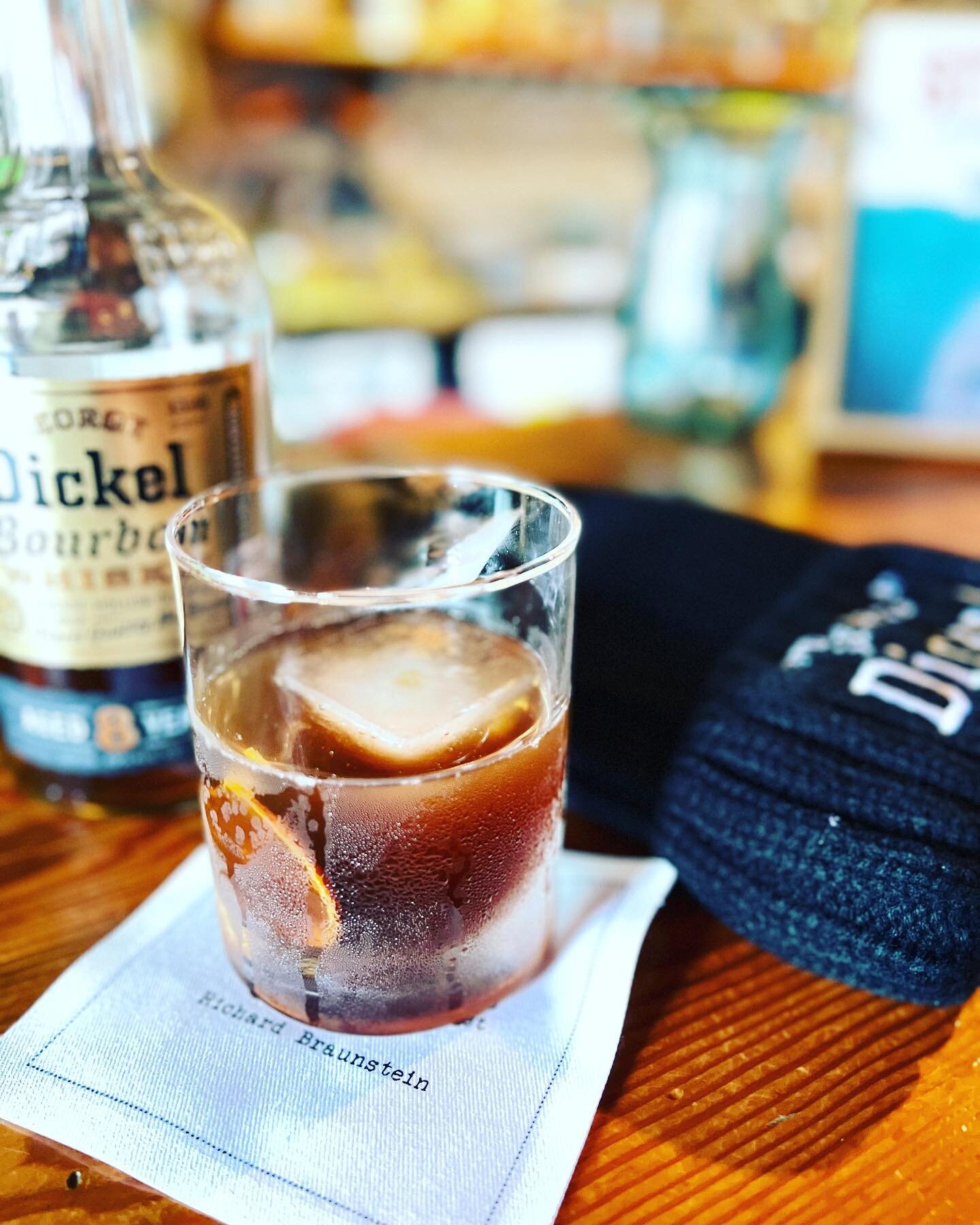 Switch it up tonight and opt for a quite place to watch the game and grab a warm coffee or tasty Dickel bourbon cocktail. Phil and James holding court.
