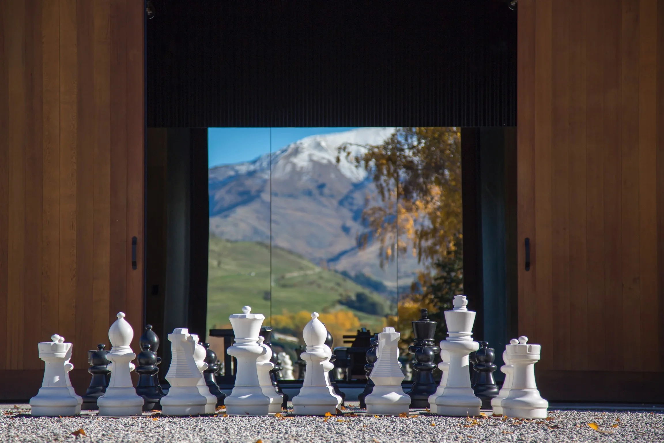 with outstanding views over the paddocks to the lake and mountains. 