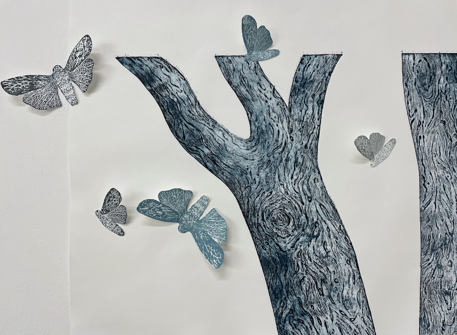 8 Collagraph: Resolved work, ‘The Last Flight’