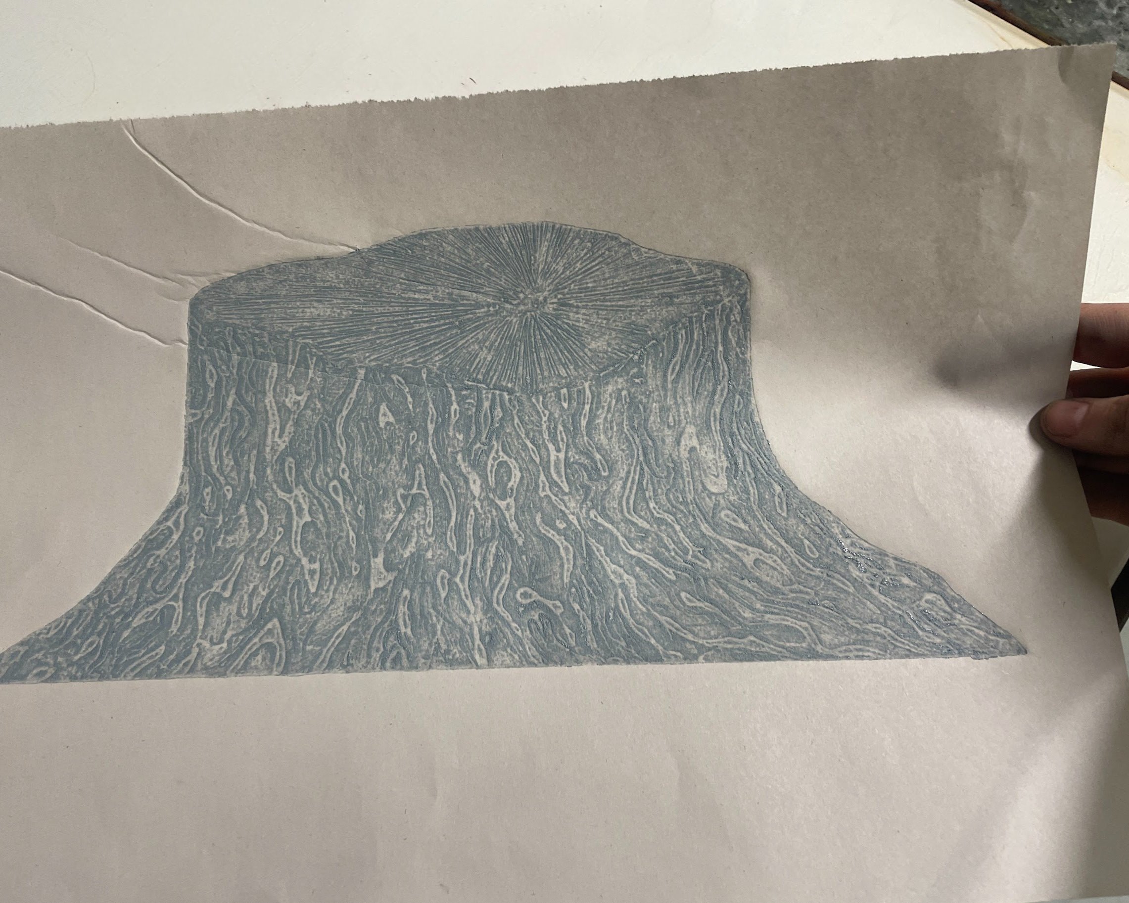 Proof on newsprint