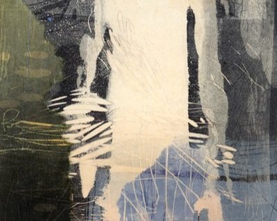 'Between 2' 2014 Relief/Monotype by Joyce Silverstone