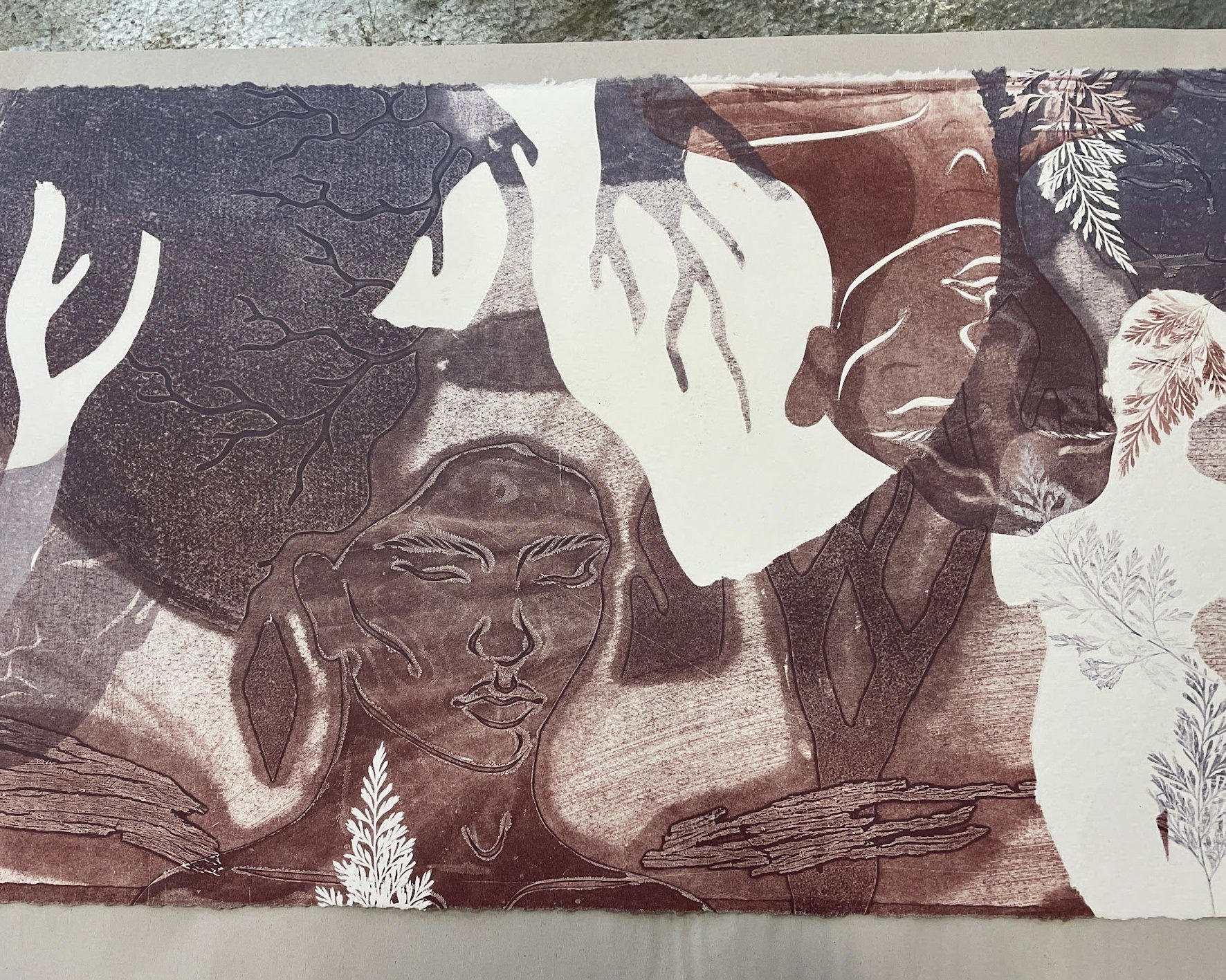 Second ghost print