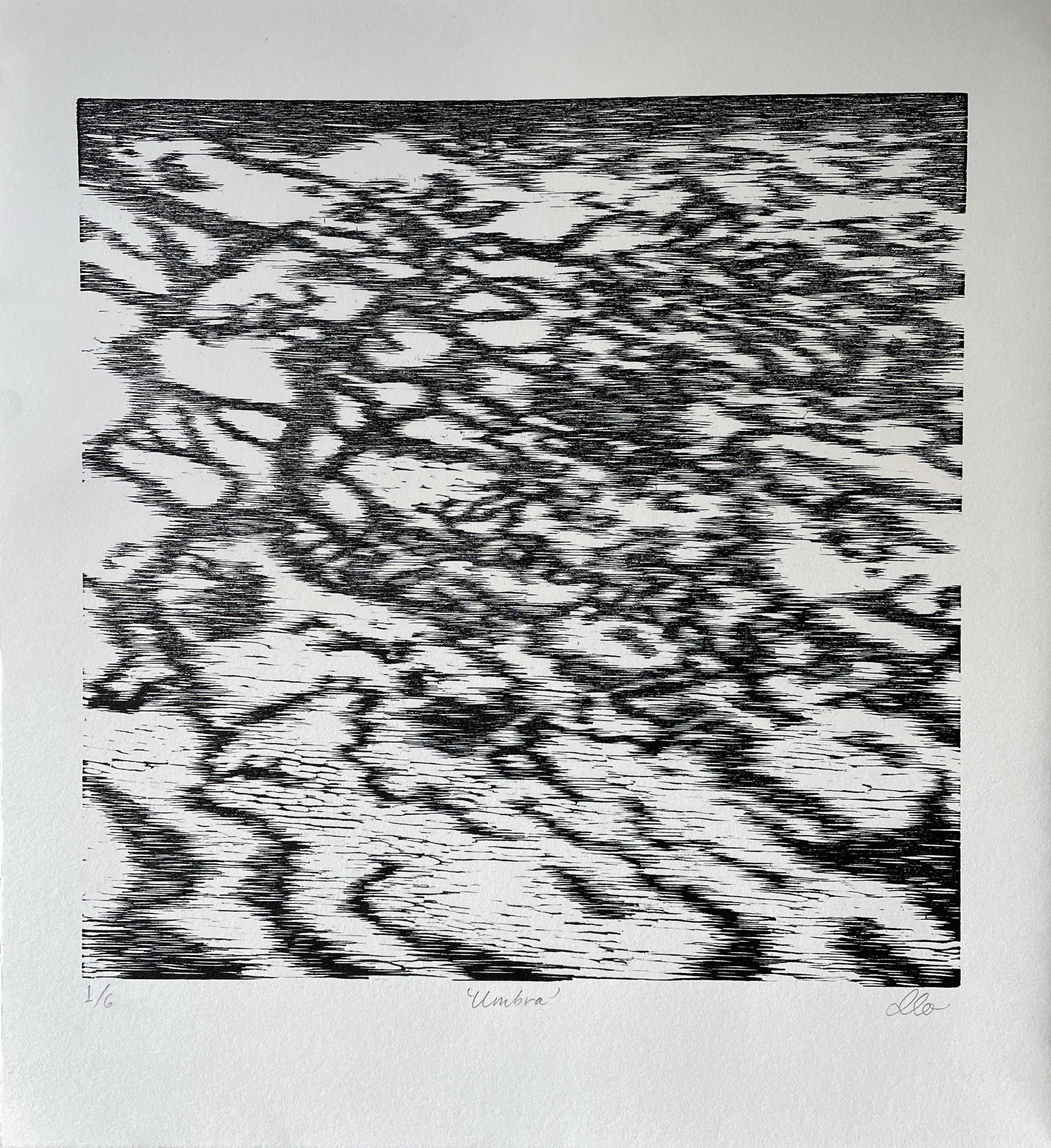 Umbra 2023, 1/6 Woodcut prints on 300 gsm rag paper
