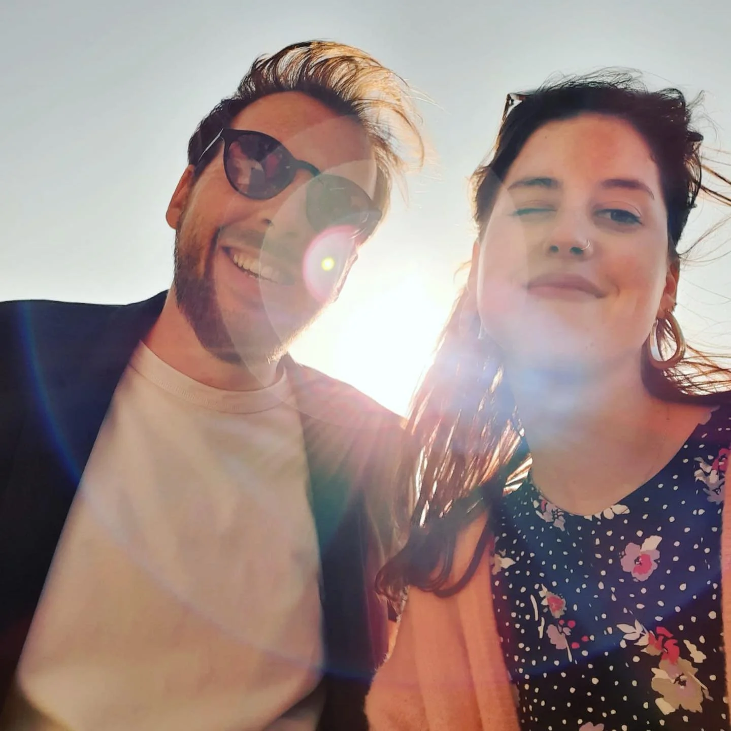 Twee zonnestralen &amp; @dominiquescappini 🧡