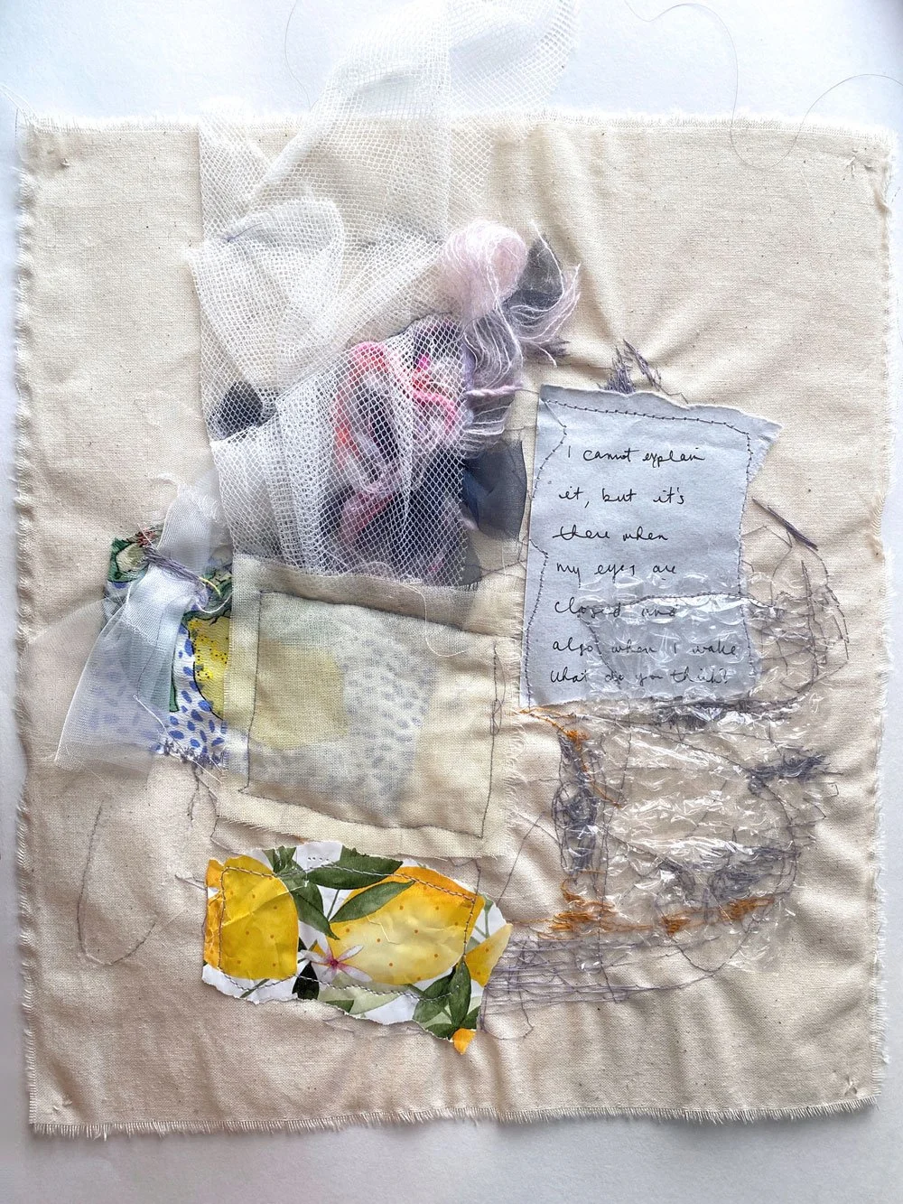 Queer Stitch and Sip: Scrap Textile Collage Workshop