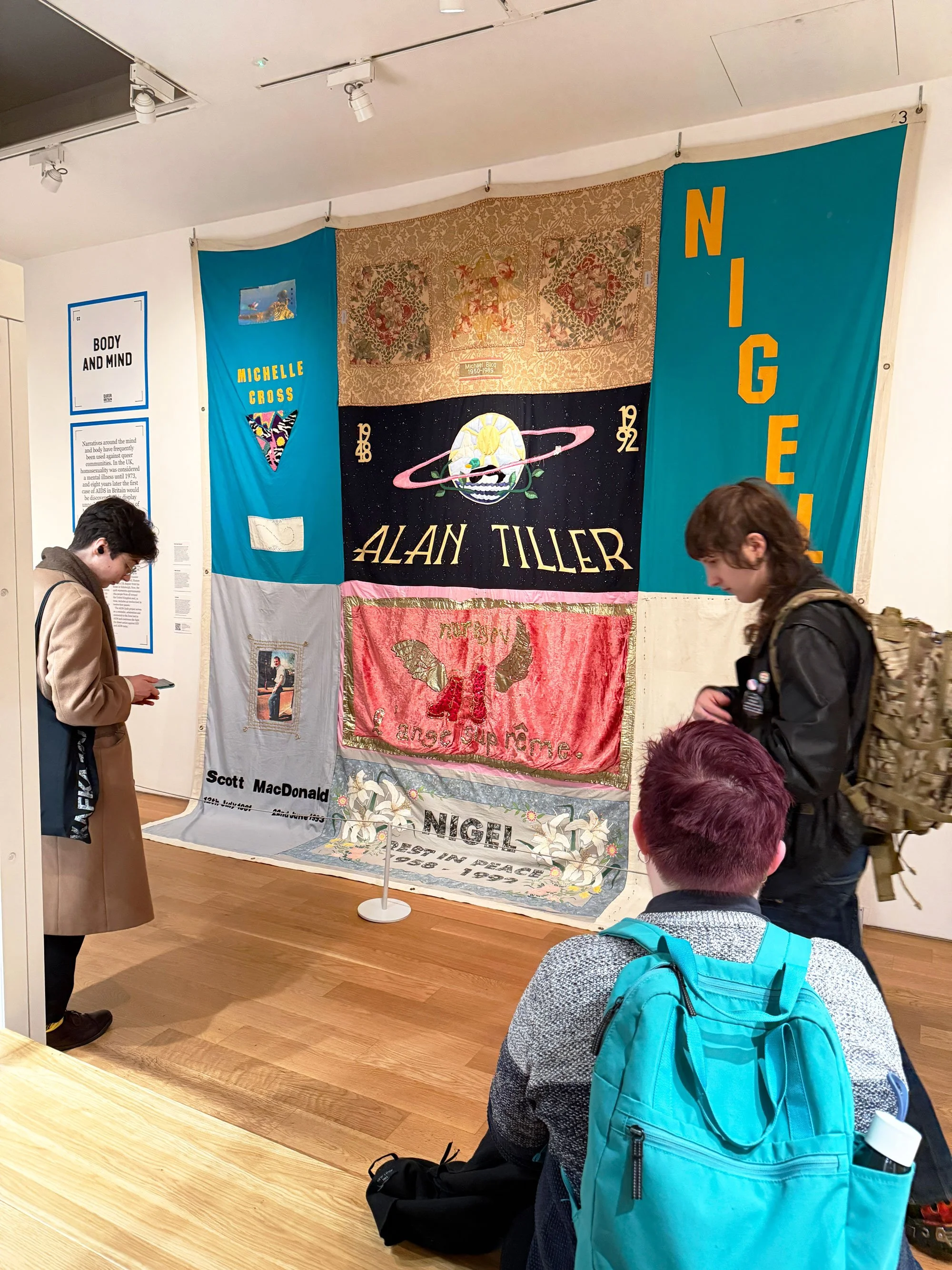 In Response to the AIDS Memorial Quilt: A Collaboration with Queer Britain