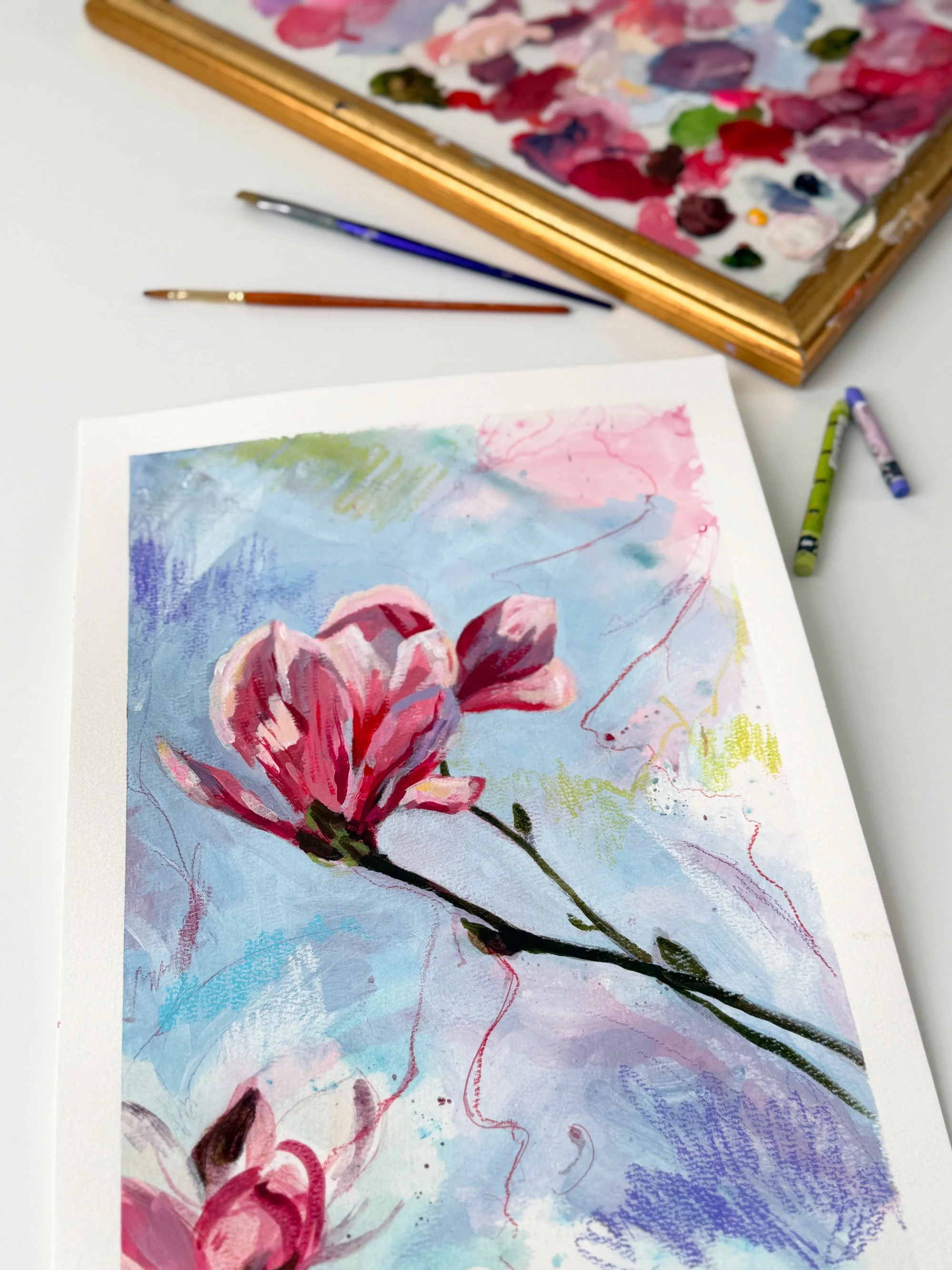 Expressive Floral Painting Workshop