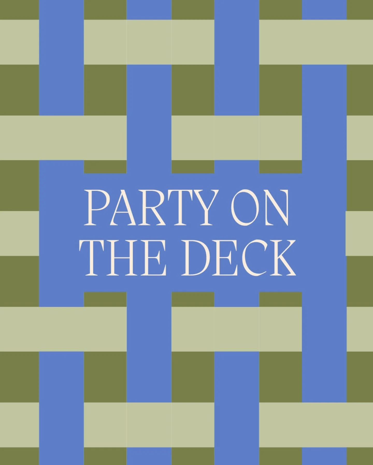 Party on the Deck &mdash; tomorrow! 

Tomorrow we&rsquo;re taking time to do something really important: to pause, gather, and give thanks.

After the service, stick around for Party on the Deck - a chance to celebrate the people who generously give 