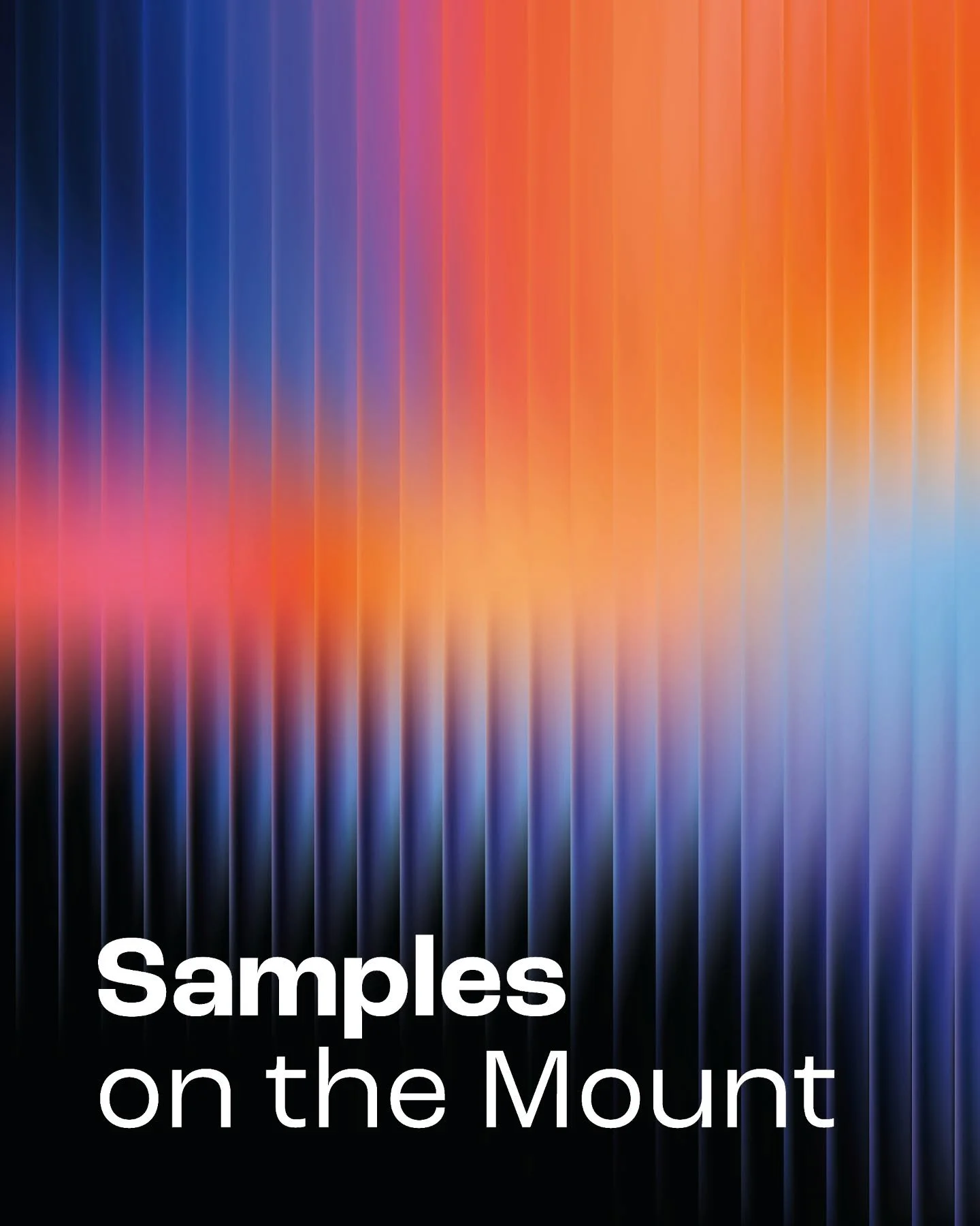 In the third week of Samples on the Mount, we sat with Jesus&rsquo; words:

&ldquo;You have heard it said, &lsquo;Do not murder&rsquo;&hellip; but I tell you&hellip;&rdquo;

And once again, Jesus takes something familiar
and fills it with deeper mean
