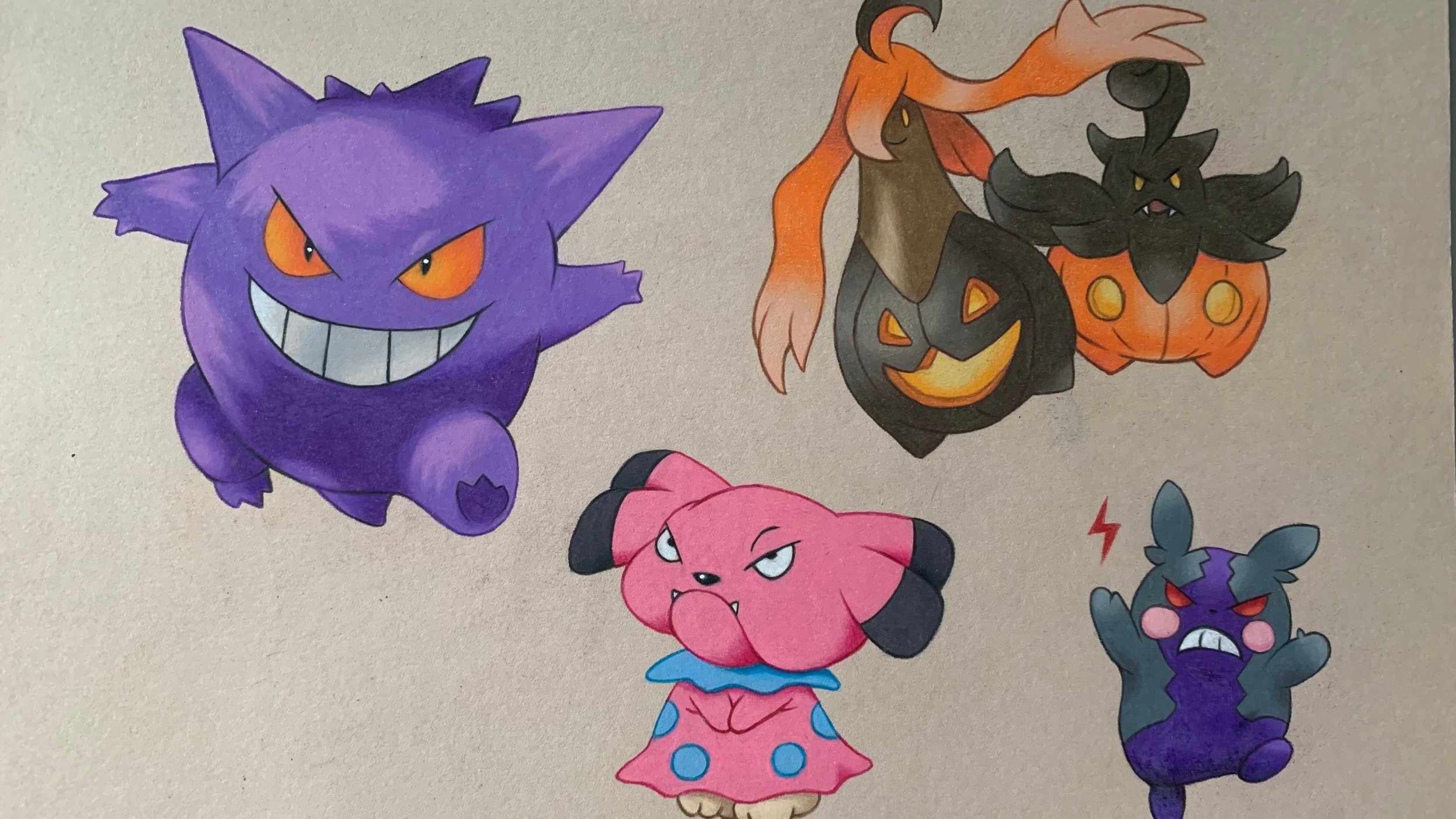 Pokemon Types Drawing I Created