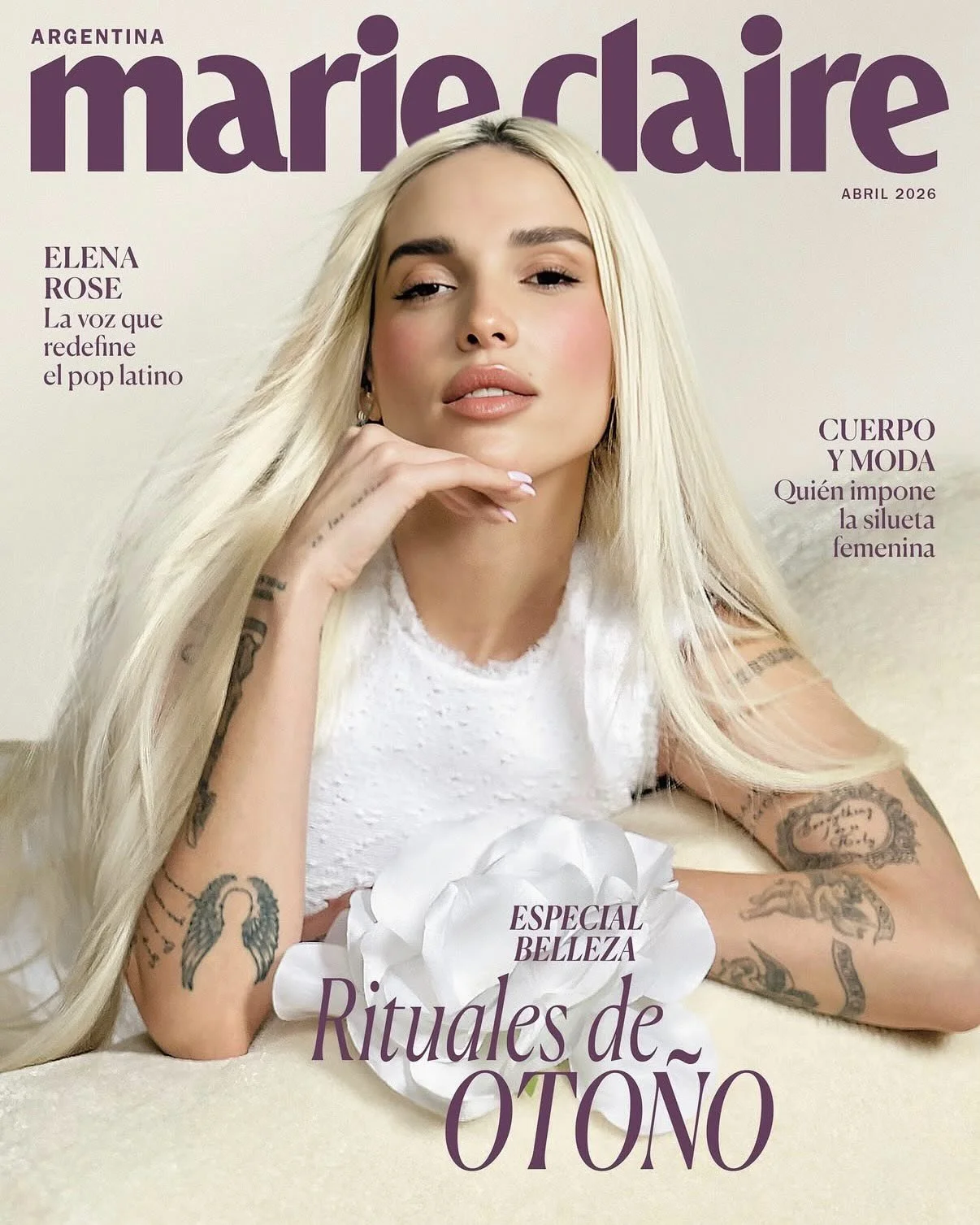 ELENA ROSE - MARIE CLAIRE ARGENTINA

Styling: @ashmateu
Photography: @litnastia
Production: @stefanischoffen &amp; @irenejoverclos for @inside_studios

Interview: @soyfranferreyra
Wardrobe: @dolcegabbana
Hair: @kellynovobielski using @lorealpro
Makeu