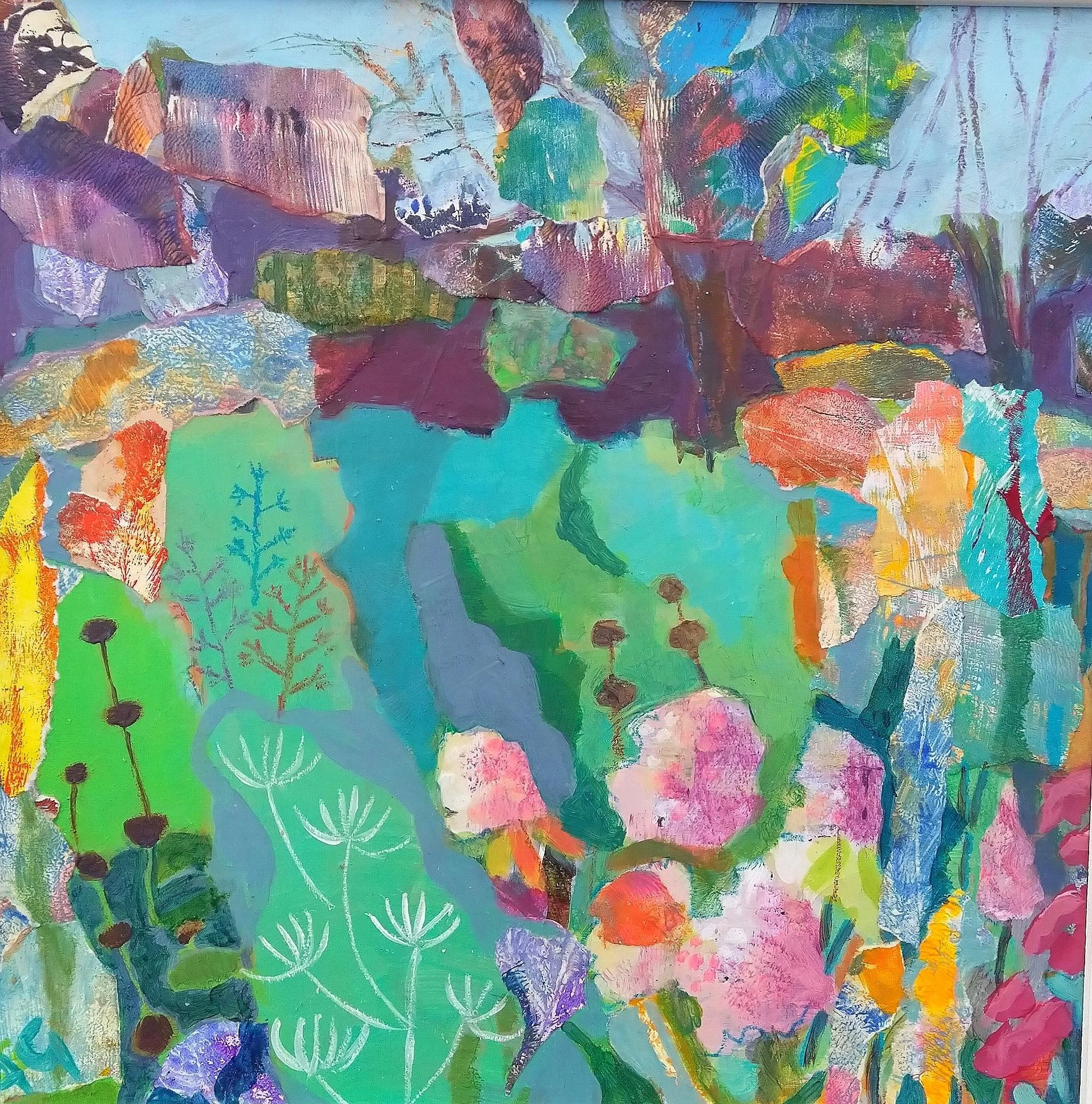 Whisper Rustle Shake
Mixed media on wood panel 
31x31 cm
400 Eur + pp