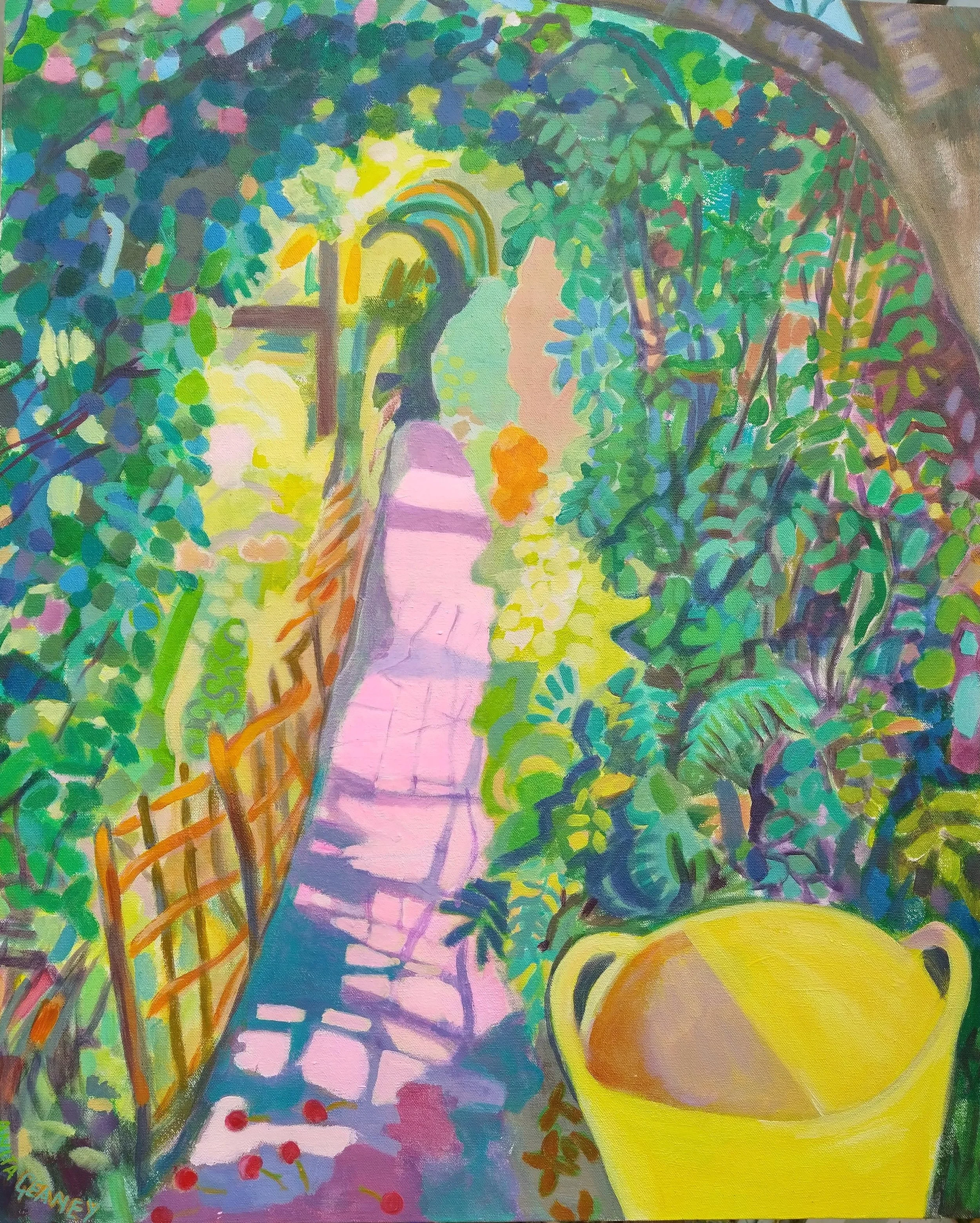 Beneath the Cherry Tree
76x61cm
Acrylic on canvas