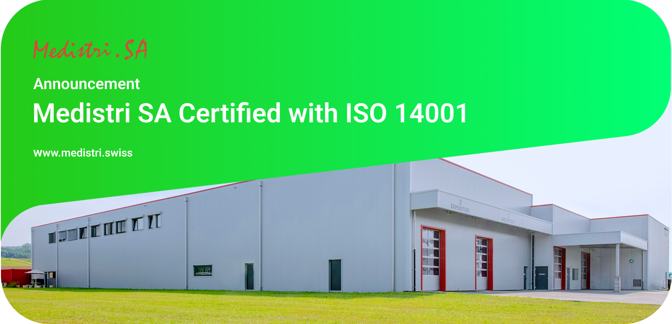Medistri SA Certified with ISO 14001