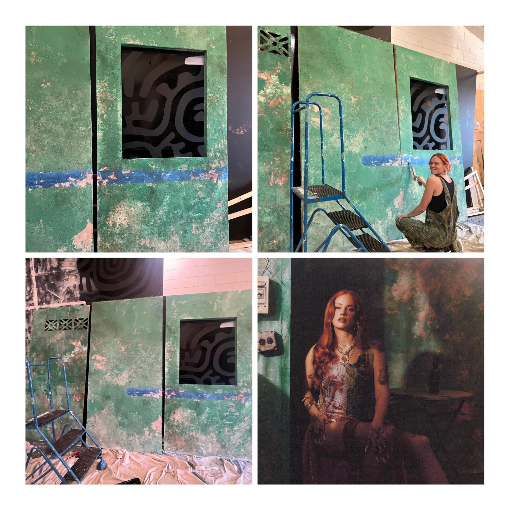 Painted set for Sasha Keable Act Right album