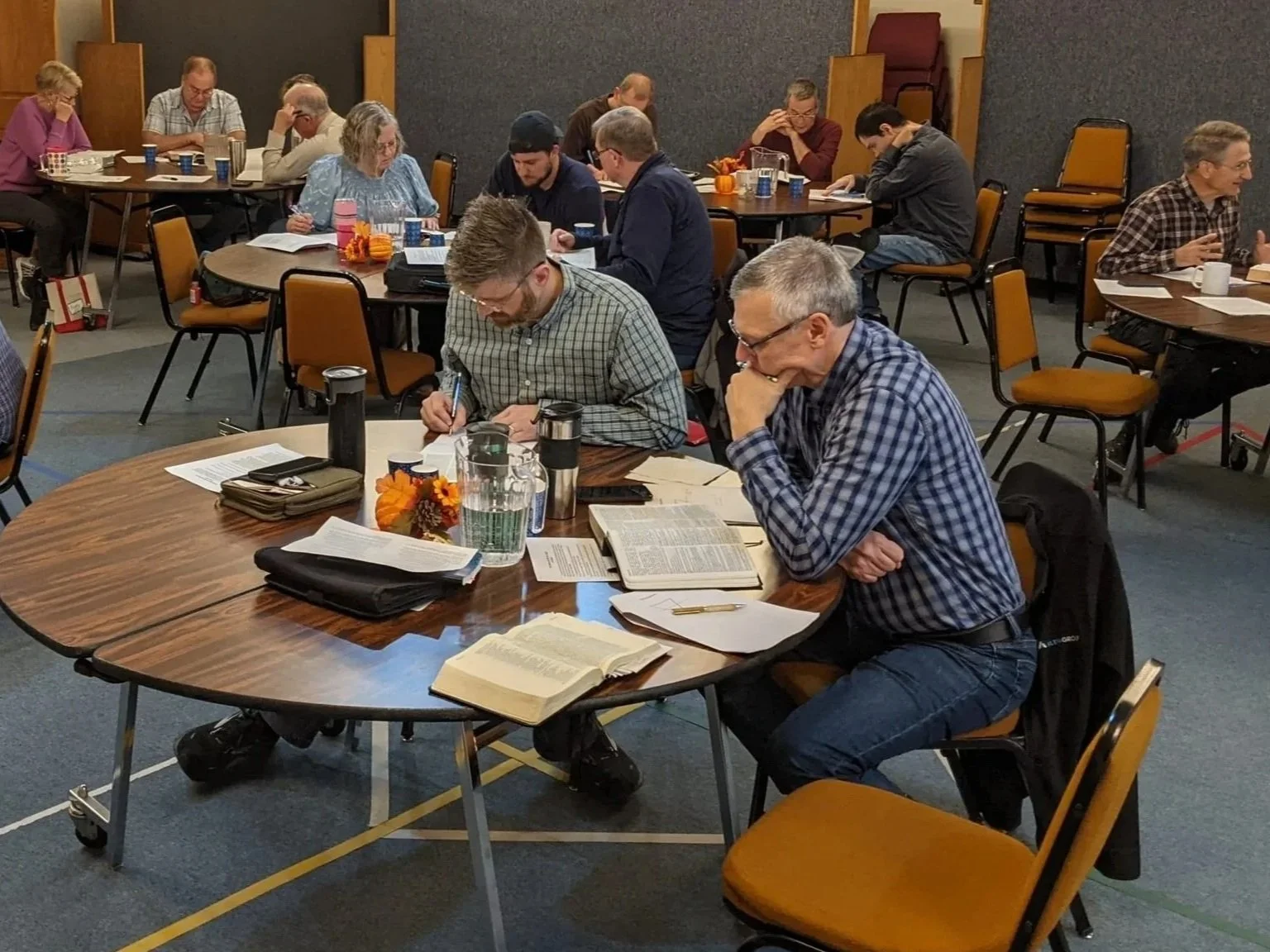 Madison Wisconsin church pastors studying bible study workshops