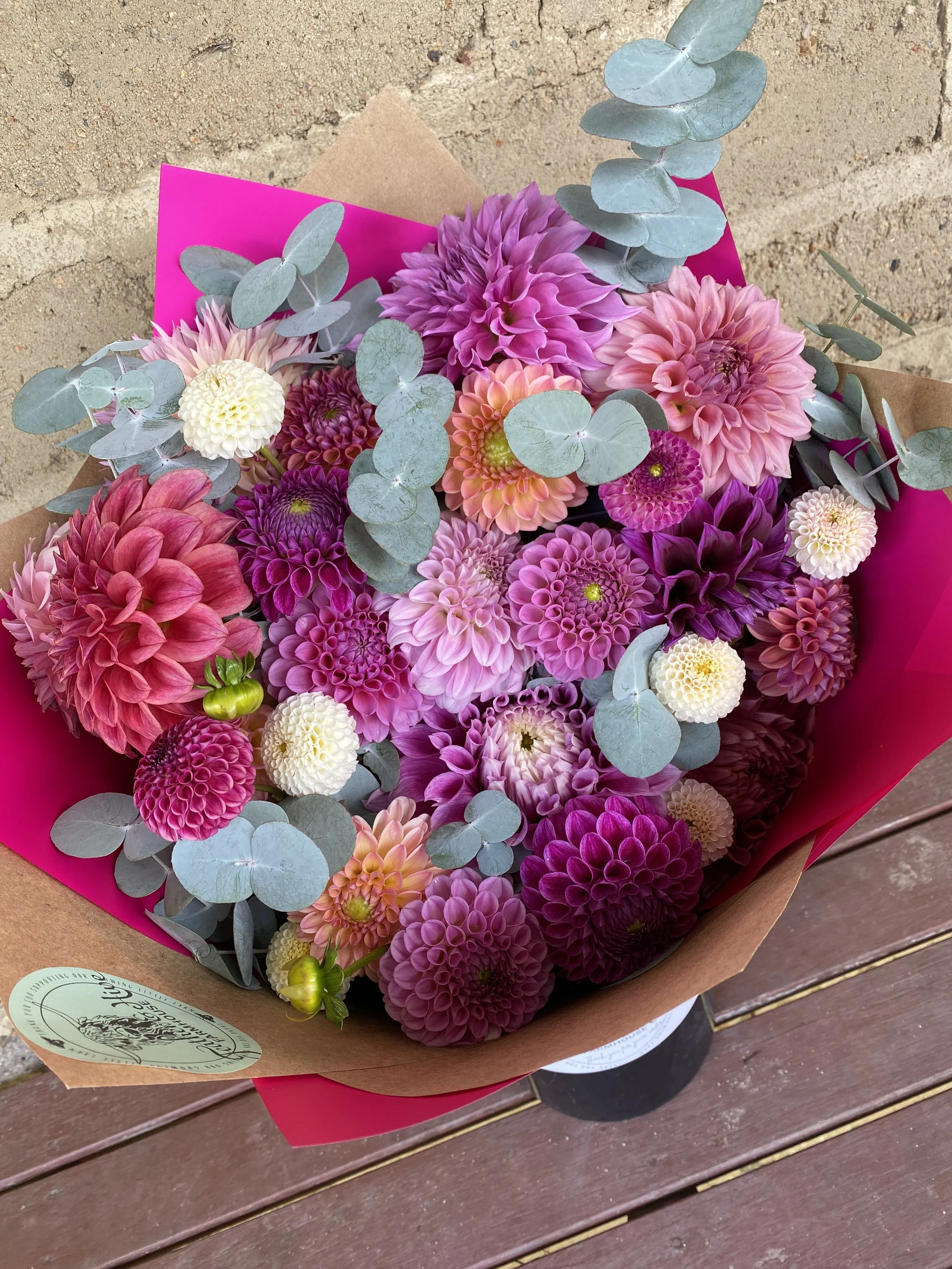 PRE-ORDER Extra Large Custom Fresh Dahlia Bunch