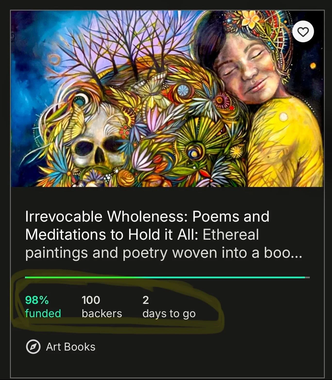 KICKSTARTER CAMPAIGN ALMOST FUNDED!

We have 2 days to go and are almost funded! If you&rsquo;ve had it on your mind to pre-order our book or support our project, now is the time!

IRREVOCABLE WHOLENESS RELEASE DATE: October 18th, 2025 

Pre-Order Bo