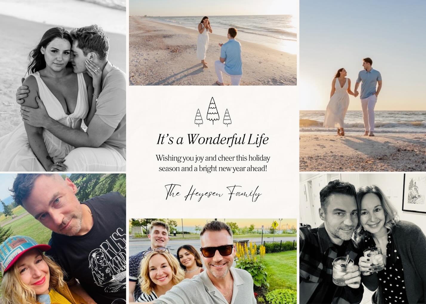 🌟 HAPPIEST HOLIDAYS 🌟
2025 has been a big year for our family.  After graduating cosmetology school, Stella began a wonderful job at Fitger&rsquo;s Salon &amp; Spa. She and her boyfriend Connery took a trip to Florida in October and got engaged! We