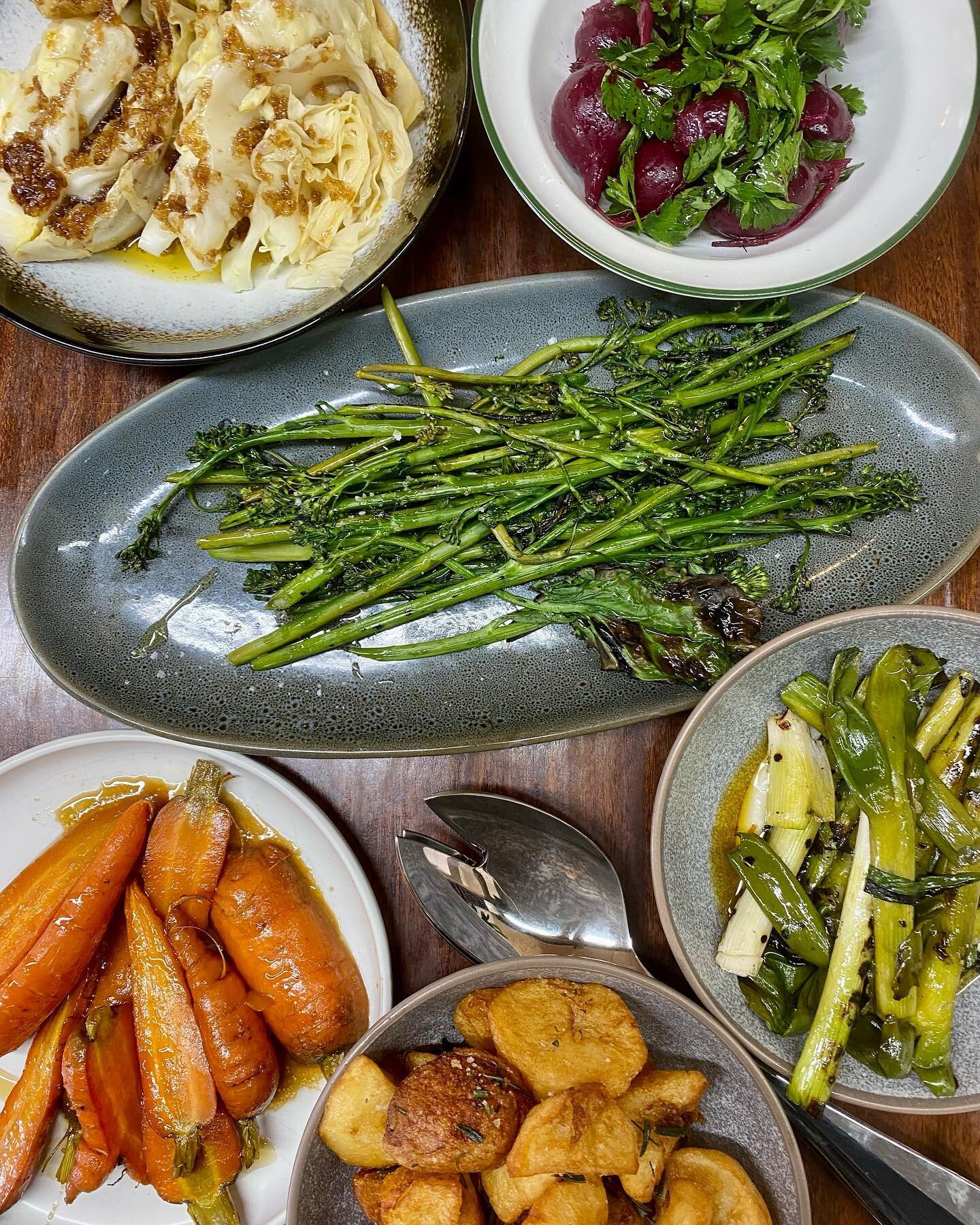 This is the kind of food we like to cook. Big bowls full of @thefallsfarm vegetables that can be shared amongst friends and family. Simple, yet full of flavour. Fresh and seasonal. Yum.