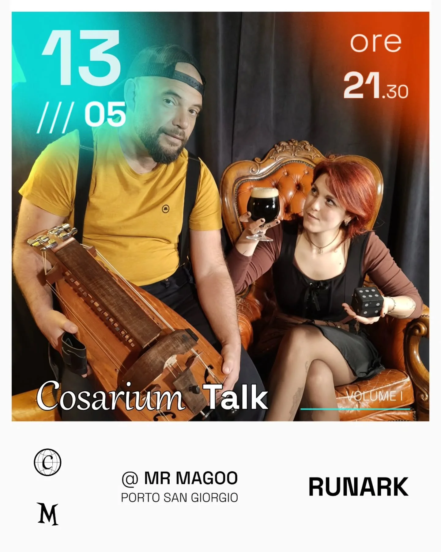 ​🍺il MrMagoo si trasforma in un antico cerchio di pietre. 🫥

Ospite della puntata Giulietta 🥰dei Runark, la rossa che sta riportando in vita i miti del Nord con un mix travolgente di musica celtica, radici finniche e cuore Sibillino.⛰️🪵🌲

​Parle