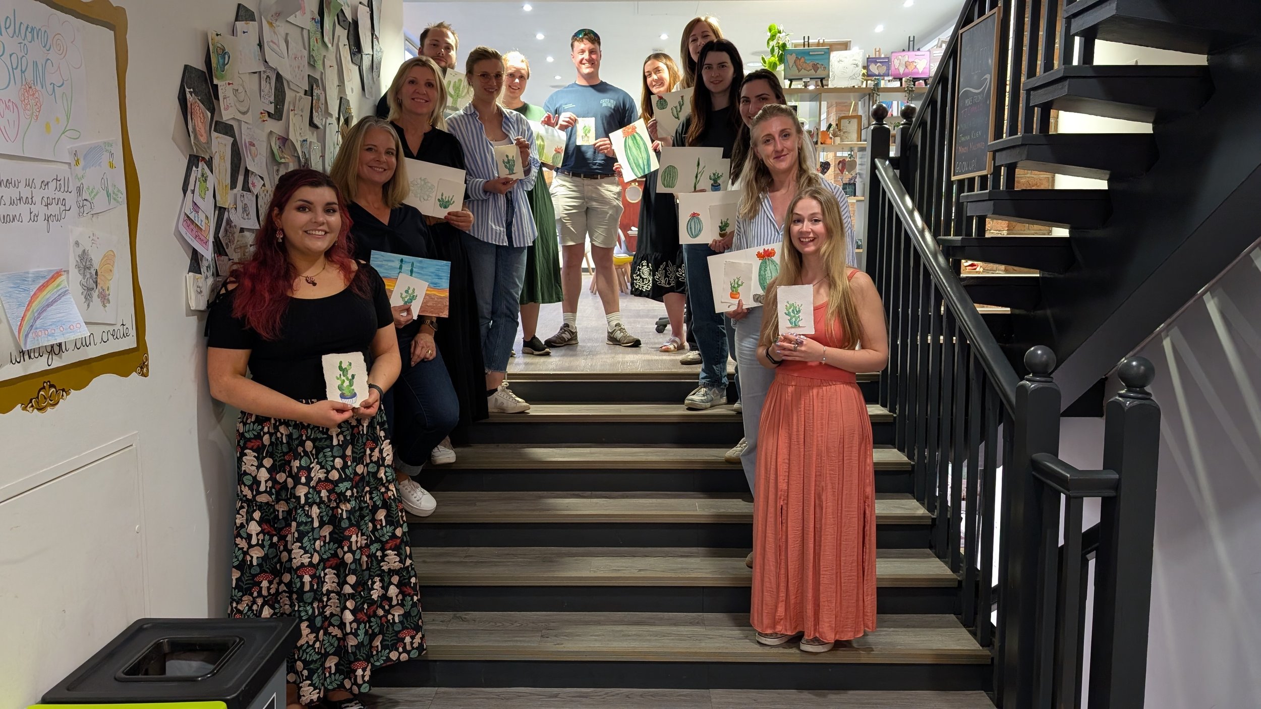 Paint & Sip success: A Night of Creativity, Cacti & Community