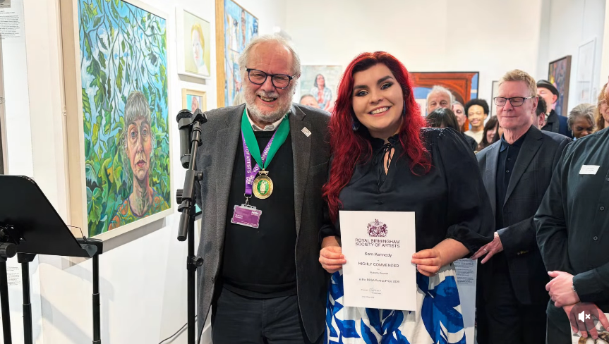 ‘Mulberry Dreams’ Receives Highly Commended recognition at the RBSA Portrait Prize 2026
