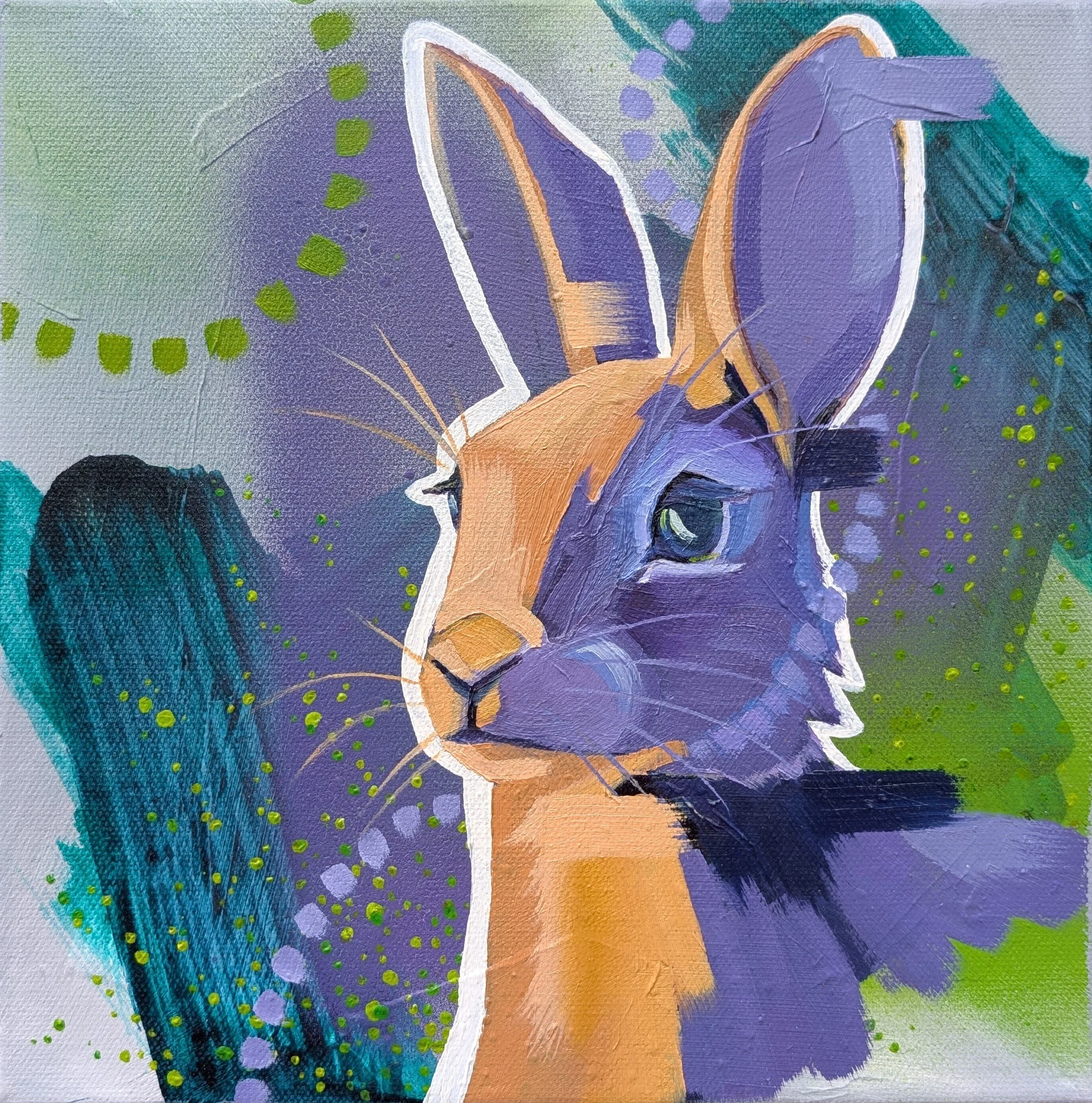 Spring Forward, 2025, mixed media on canvas