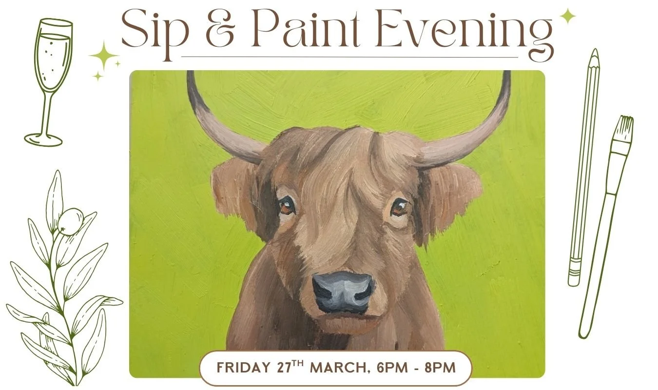 Highland Cow SIp & Paint Poster (digital landscape thumbnail).jpg
