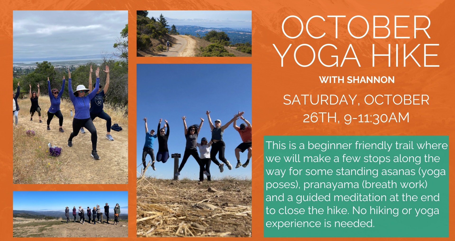 October Yoga Hike — Yoga Health Center