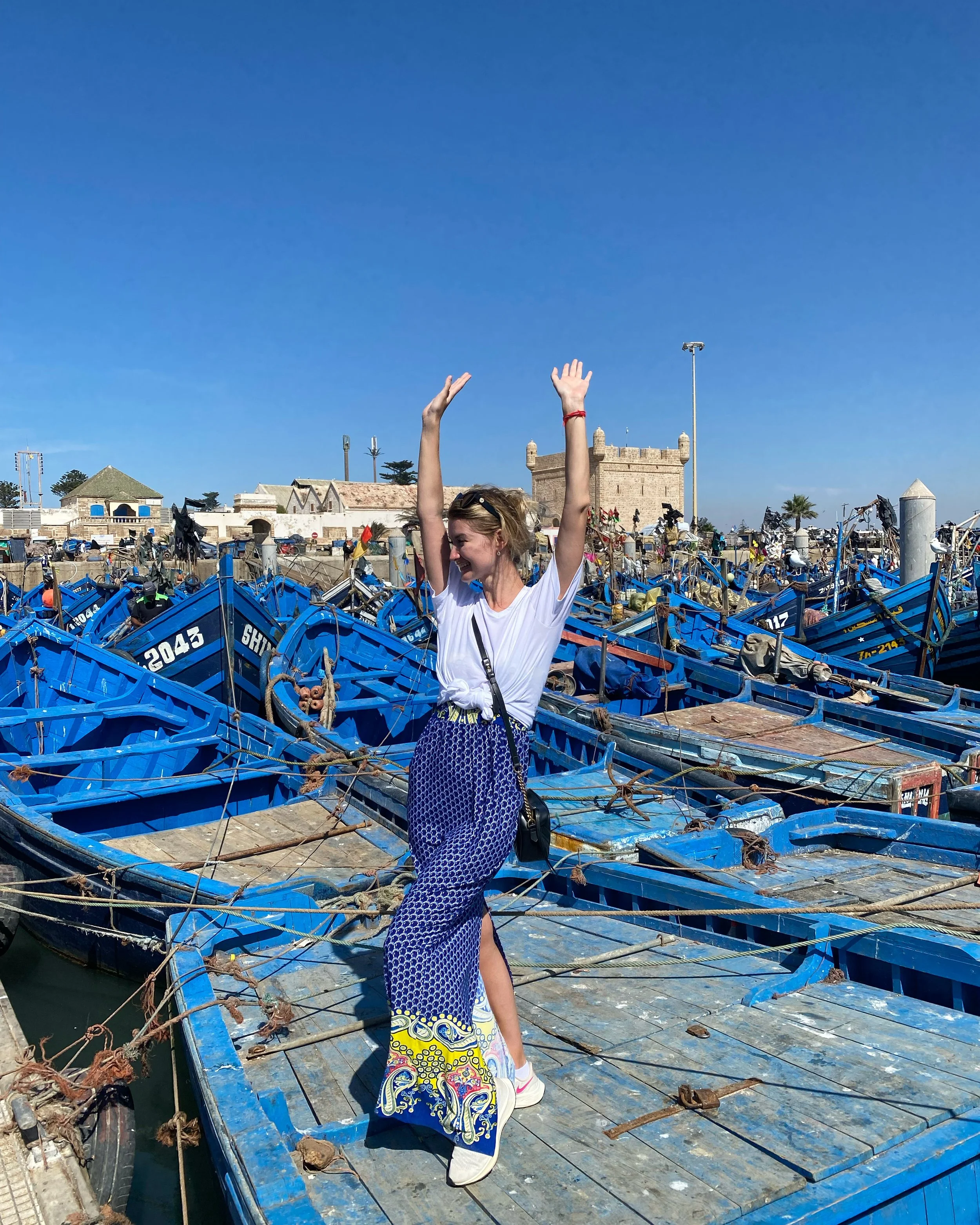 Famous Blue Boats, Essaouira