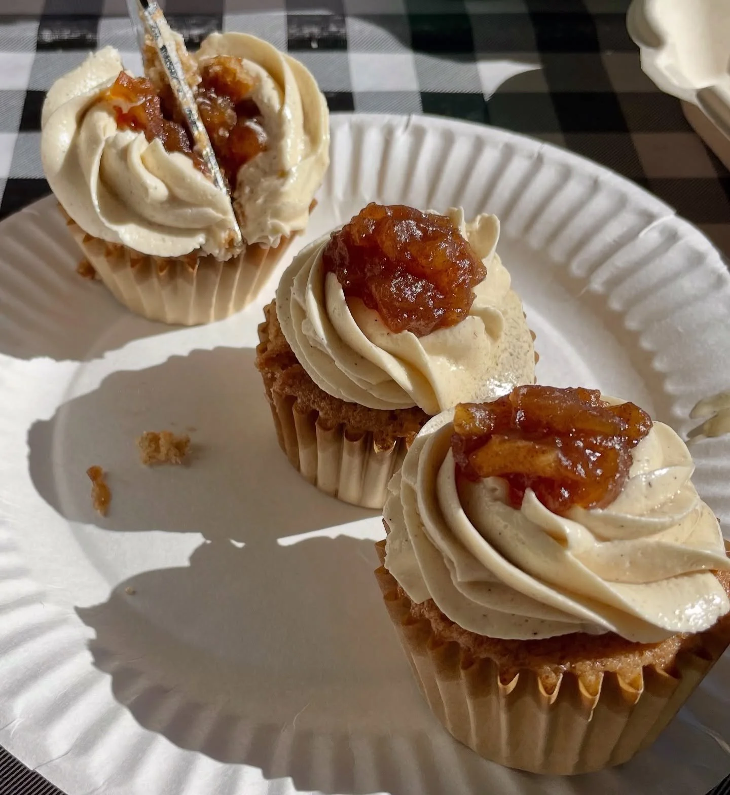 Let&rsquo;s Get Cozy 🍎🍂
Apple Season is Back &amp; So Are We!

After a much-needed break, we&rsquo;re reopening next week and baking up our fall flavors - starting with our fan-favorite spices apple cupcake: The Harvest Queen 

Check out our bio to