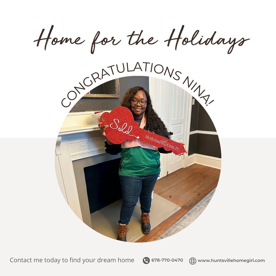 My client bought a new home for Christmas 🎄and I couldn't be happier! 

Congrats Nina! I pray your new 🏠 brings loads of happiness, good times, and great memories that will last a lifetime.&nbsp;

✨Start your new year off in a new home. Contact to 