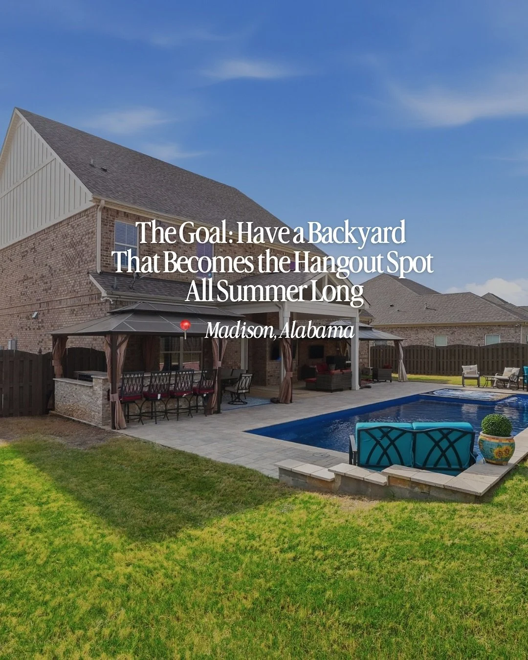 If a Madison home with a resort-style backyard has been on your wishlist, this is the one ❣️

Located at 153 Towhee Way in Madison, AL, you&rsquo;re just minutes from top-rated schools, local dining, and everything Madison has to offer, right at your