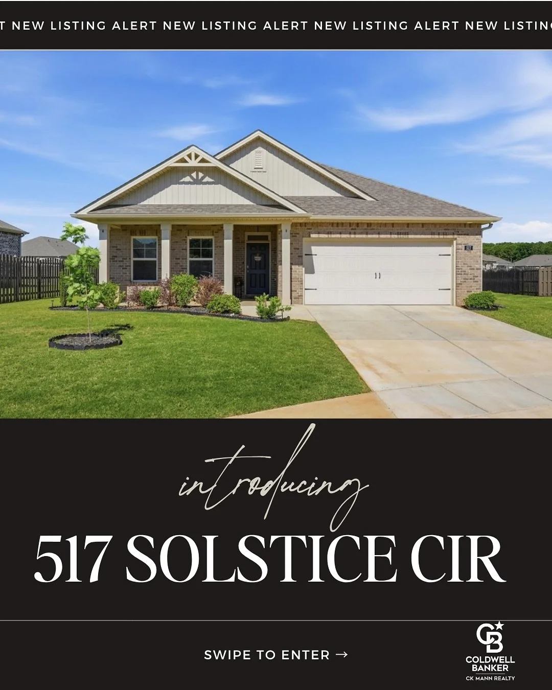 New Listing in River Landing! 🏡 

Built in 2024 and move-in ready. Open kitchen, epoxy garage, covered porch, and a backyard made for Alabama evenings. Oh, and the neighborhood? Pool, clubhouse, fitness center, tennis courts, and a playground. All o