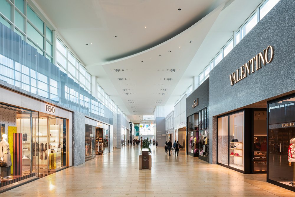 Yorkdale Shopping Centre Mall, Canada, Toronto 4k October, 2020 