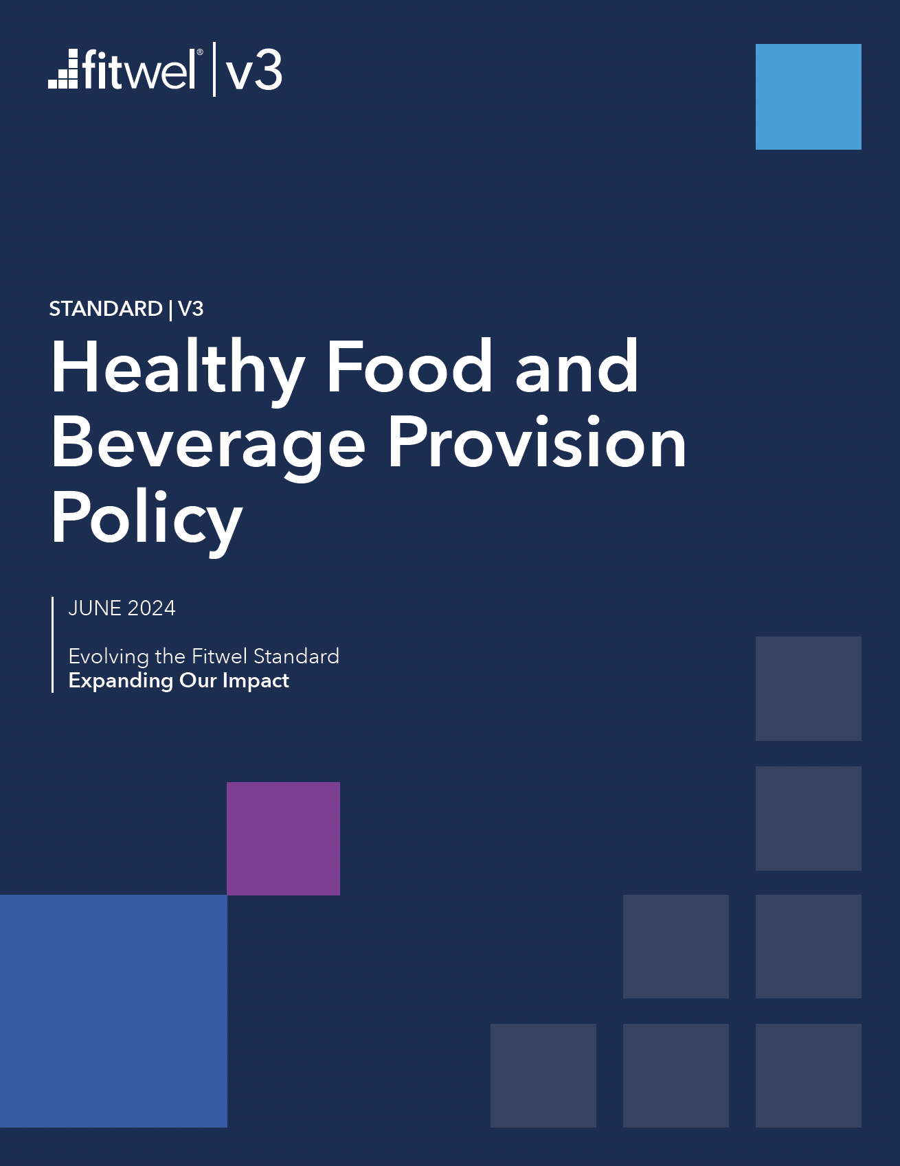 v3 Healthy Food and Beverage Provision Policy