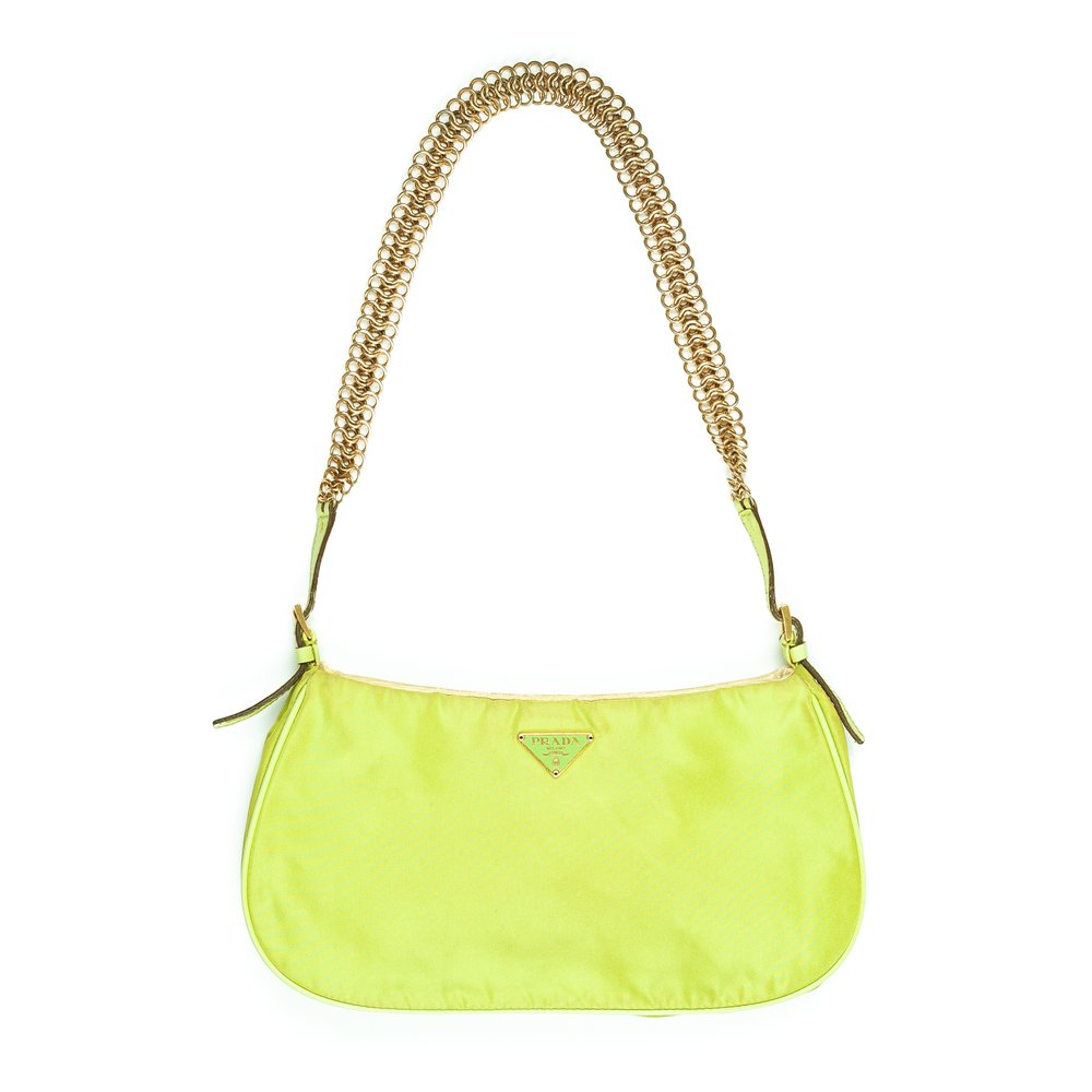 Prada Lime Green Mini Shoulder Bag — Voodoo Warehouse