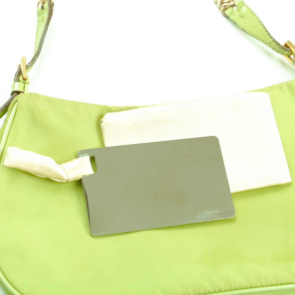 Prada Lime Green Mini Shoulder Bag