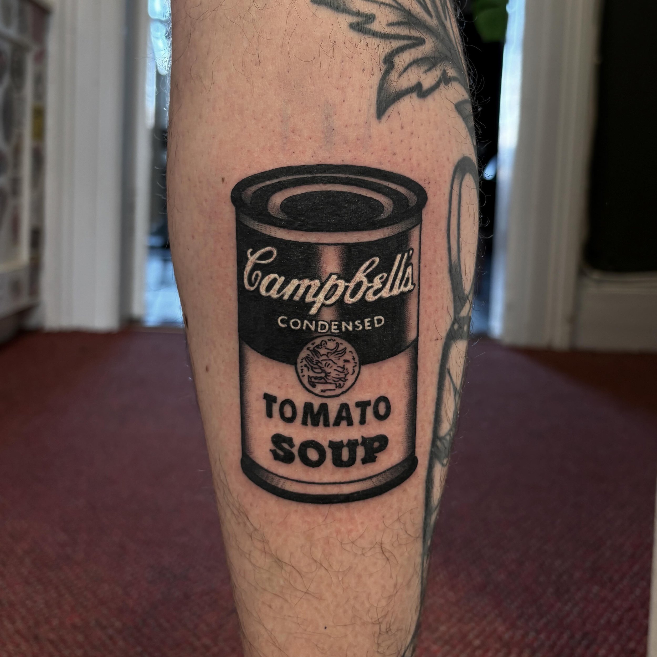 Thanks again Adam!!! Done @secretdoor_studio #tattoo #campbell #blackworktattoo #gerfertattoo
