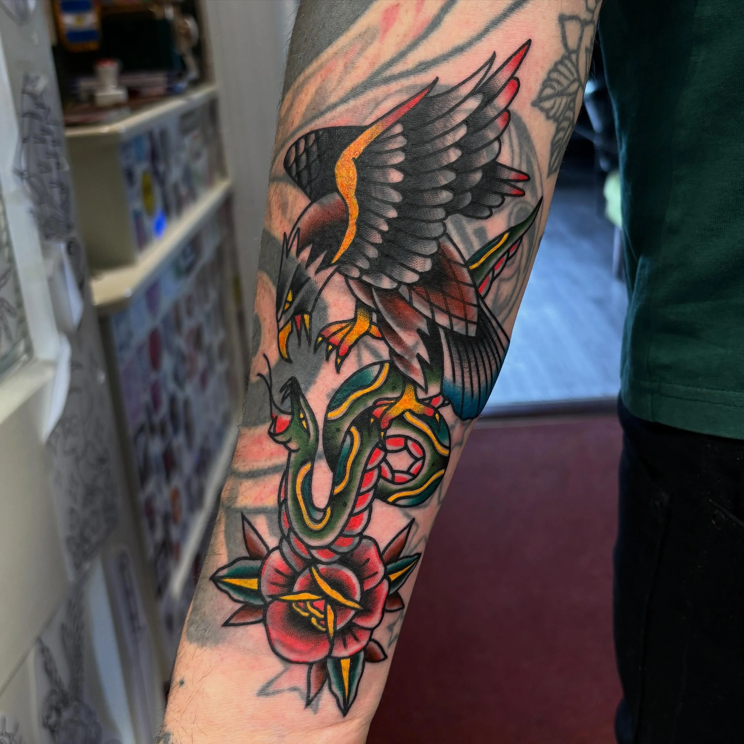 Blast over for Conor! Thanks man! Done @secretdoor_studio #tattoo #gerfertattoo #blastovertattoo